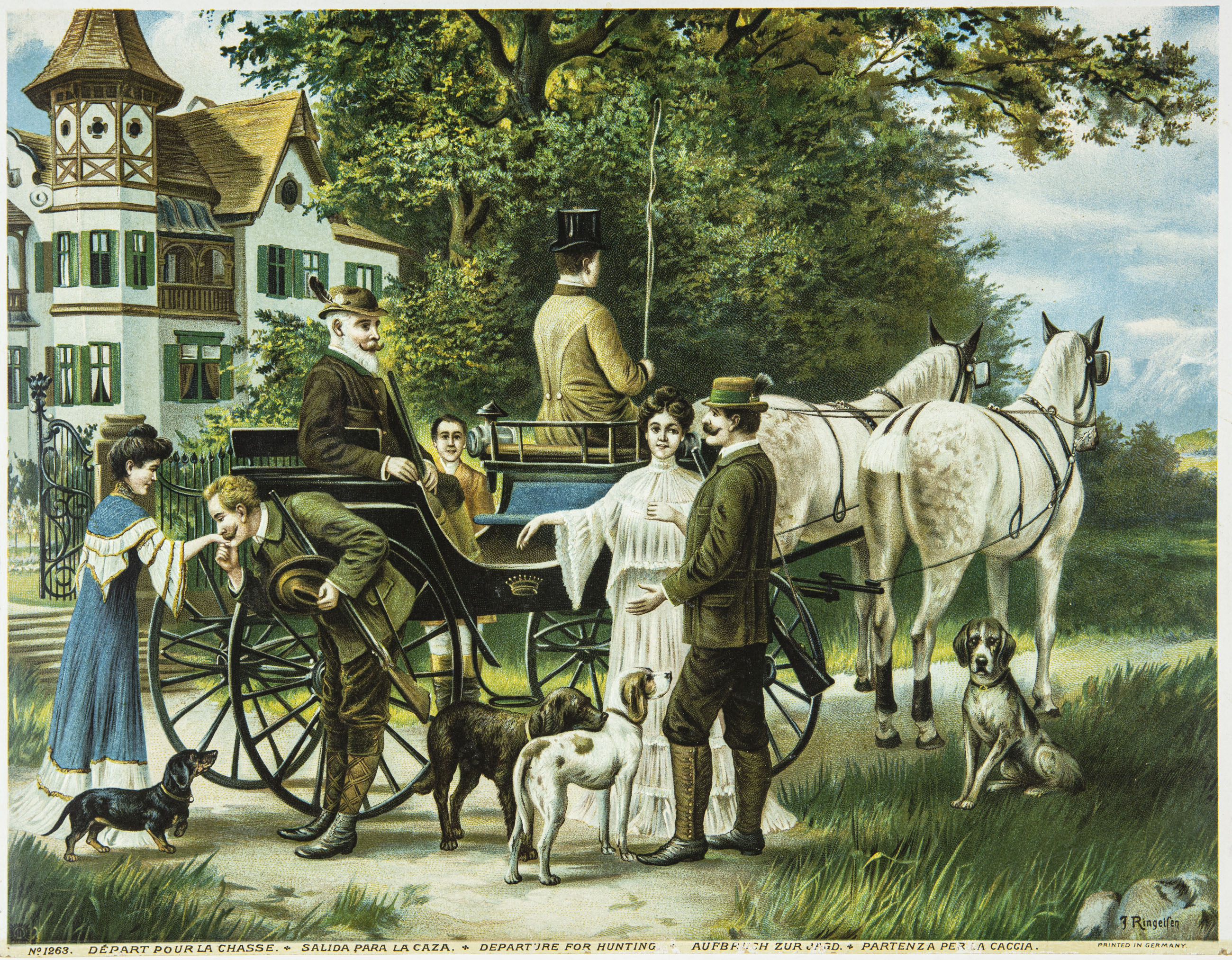 Departure for hunting No1263