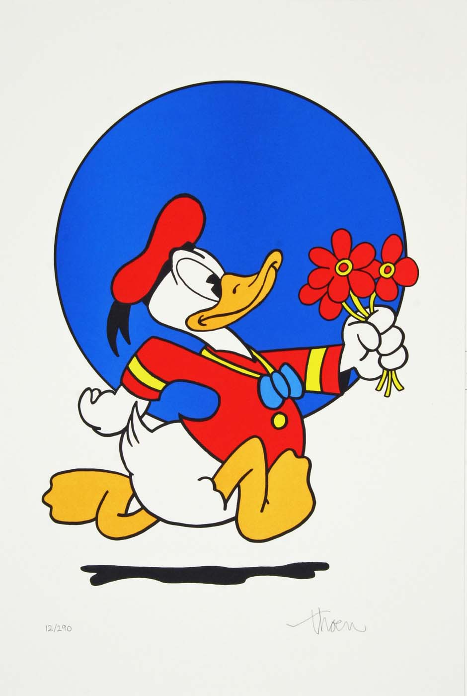 Donald in red
