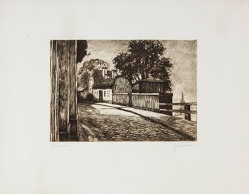 Fjällgatan - Etsning