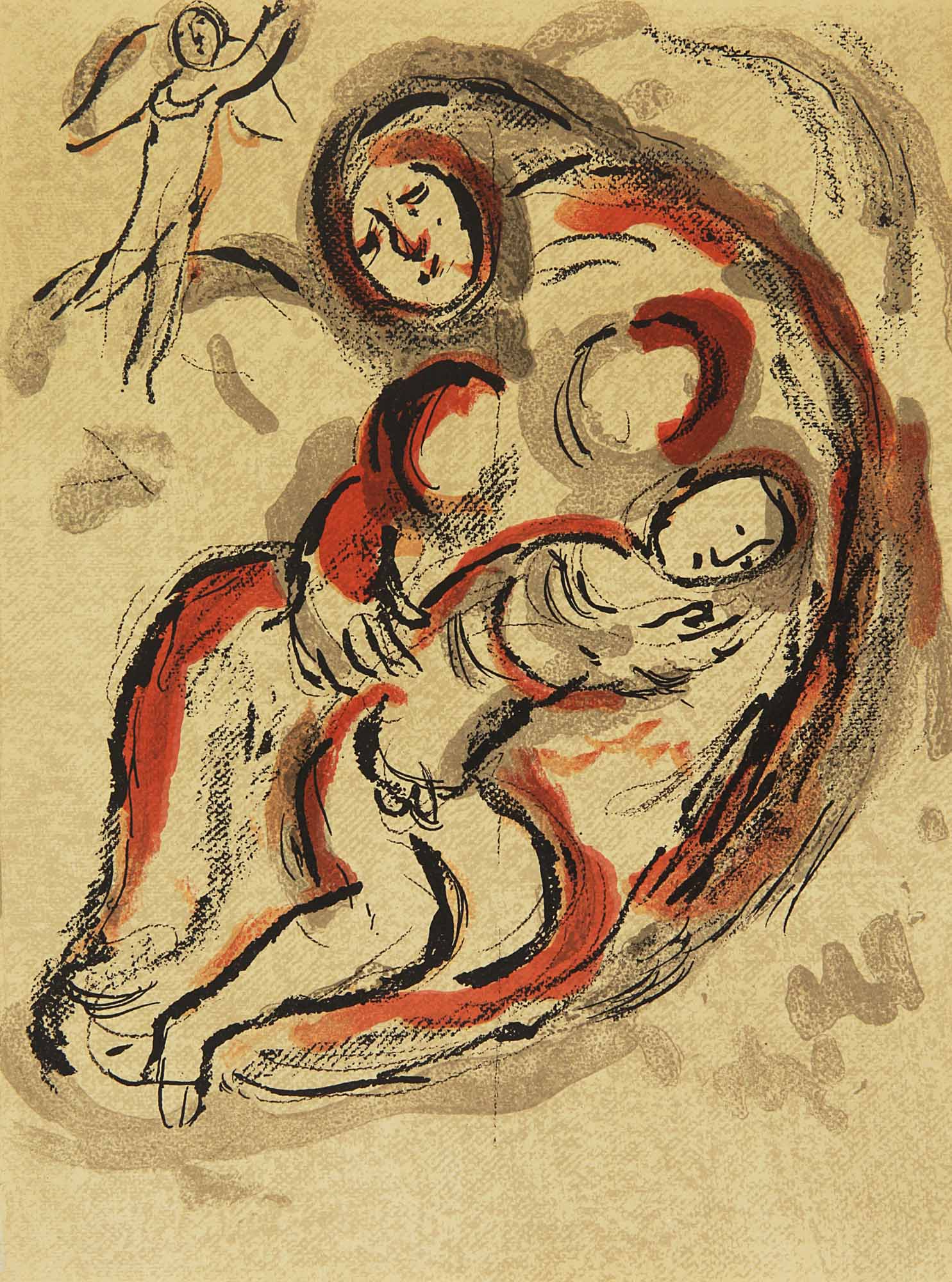 Hagar in the Desert - Drawings for the Bible