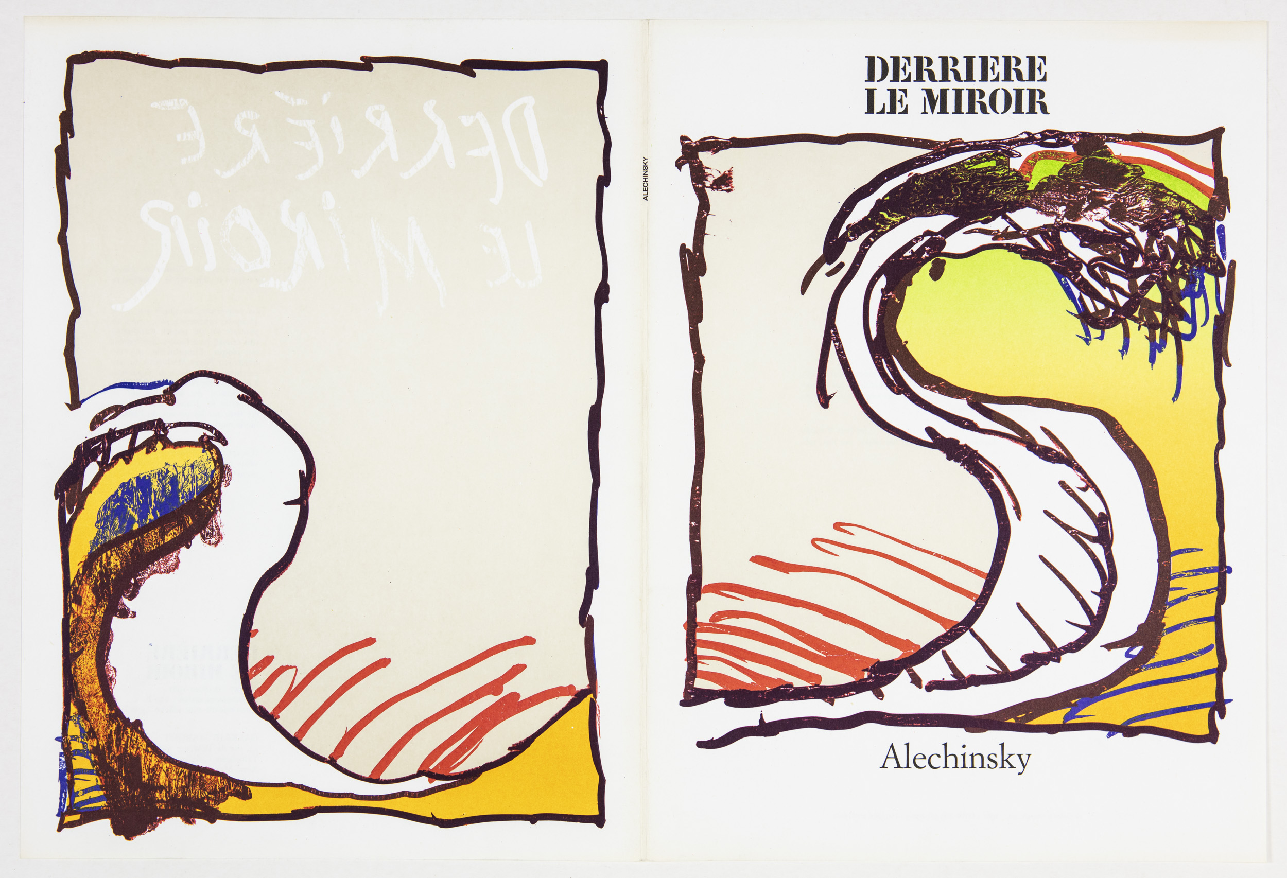 Derrière le miroir No. 247 - Alechinsky - 2