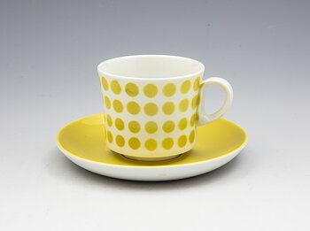 Pop - Kaffekopp med fat