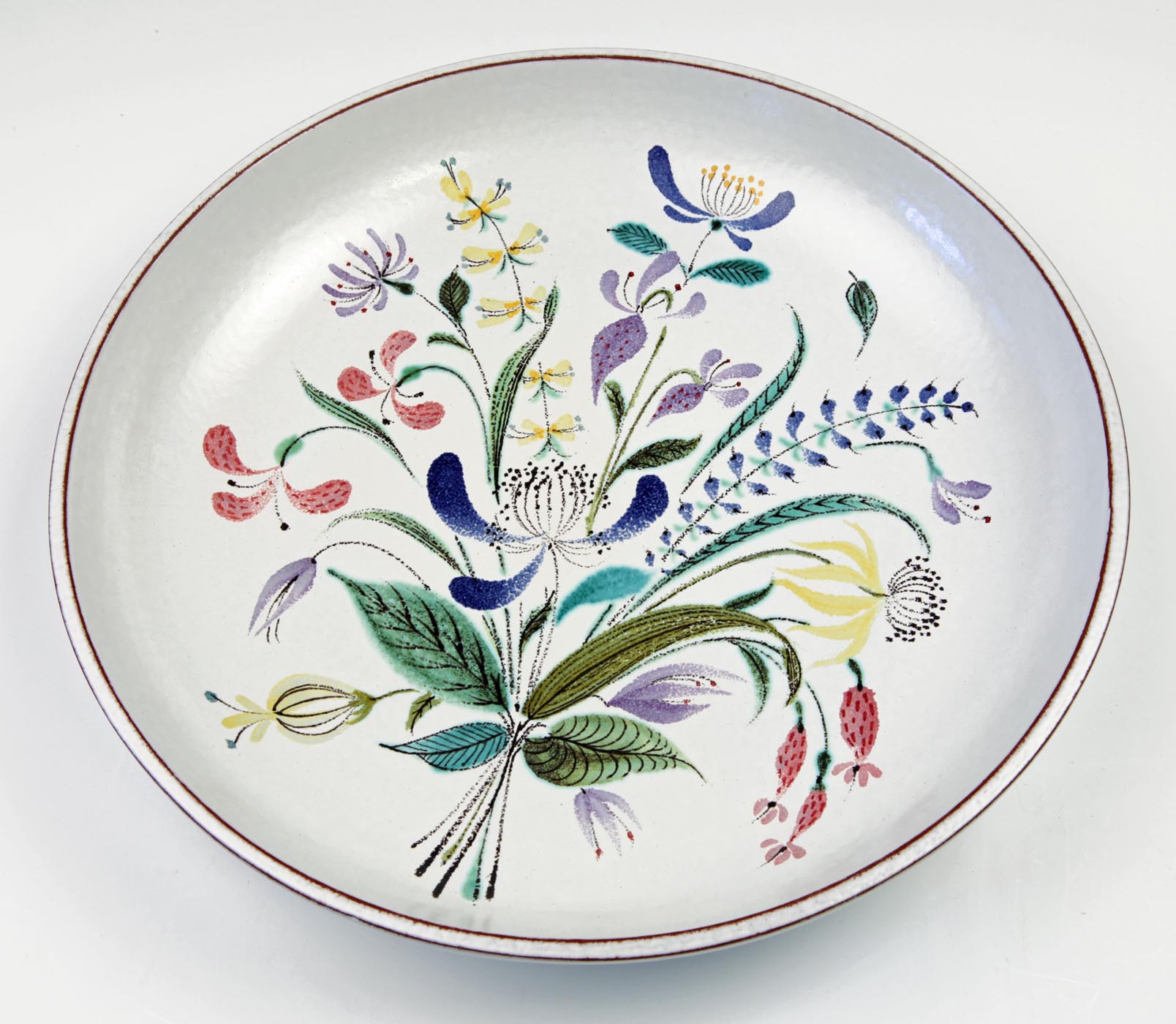 Round Dish - Faience