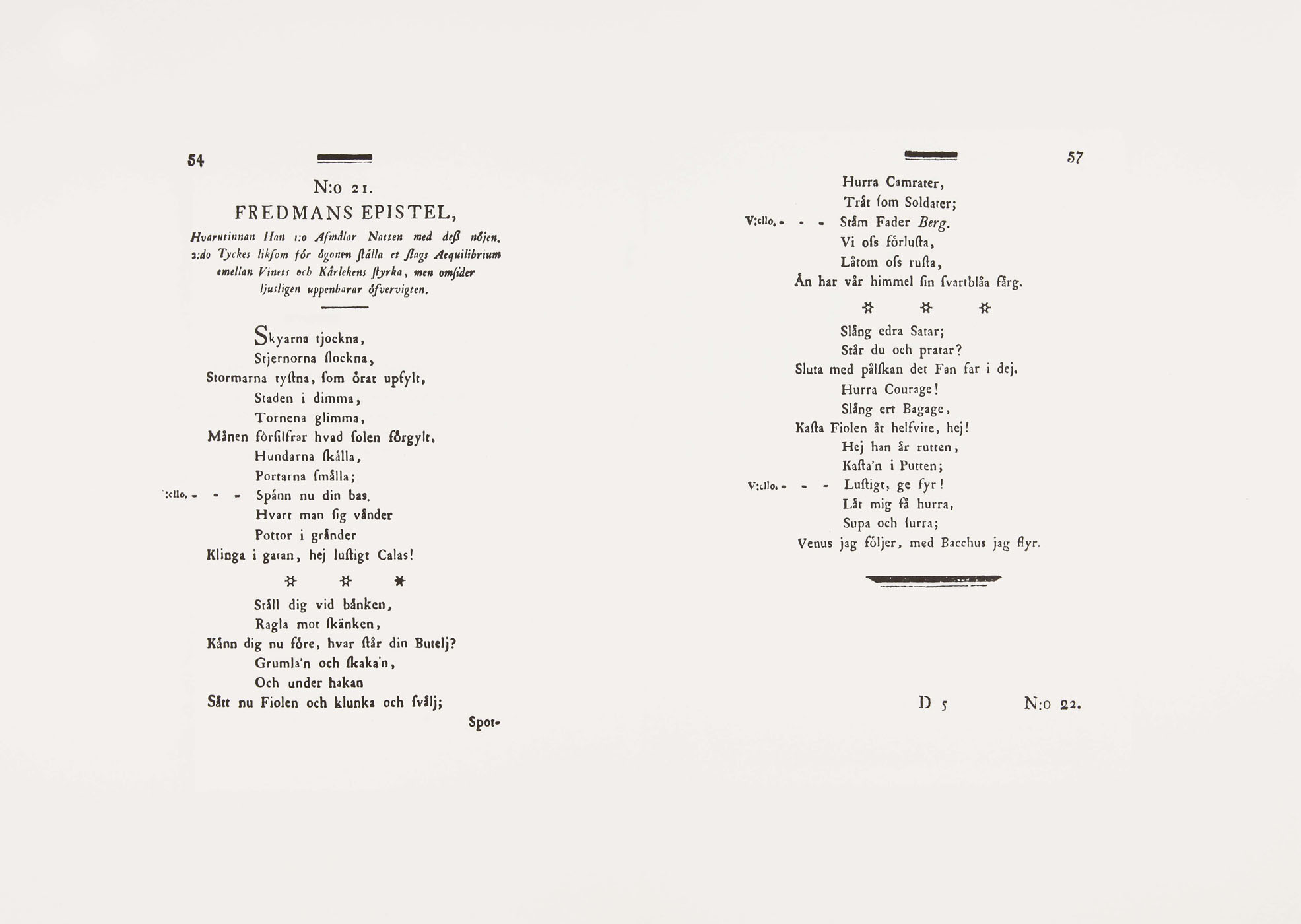 Epistle of Fredman no. 21 - 2