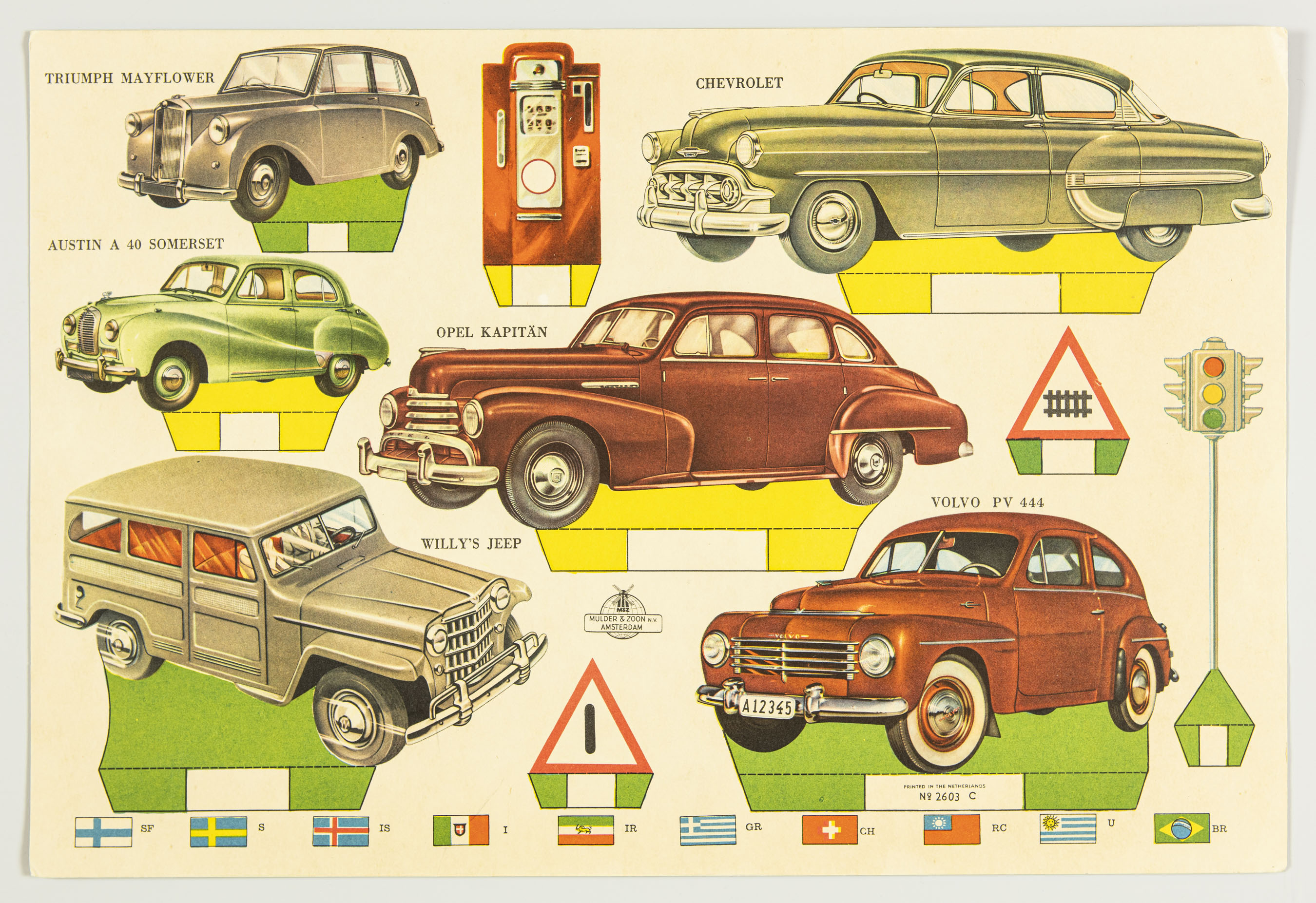 Cut-out no. 2603 C - Cars - 1940/50s