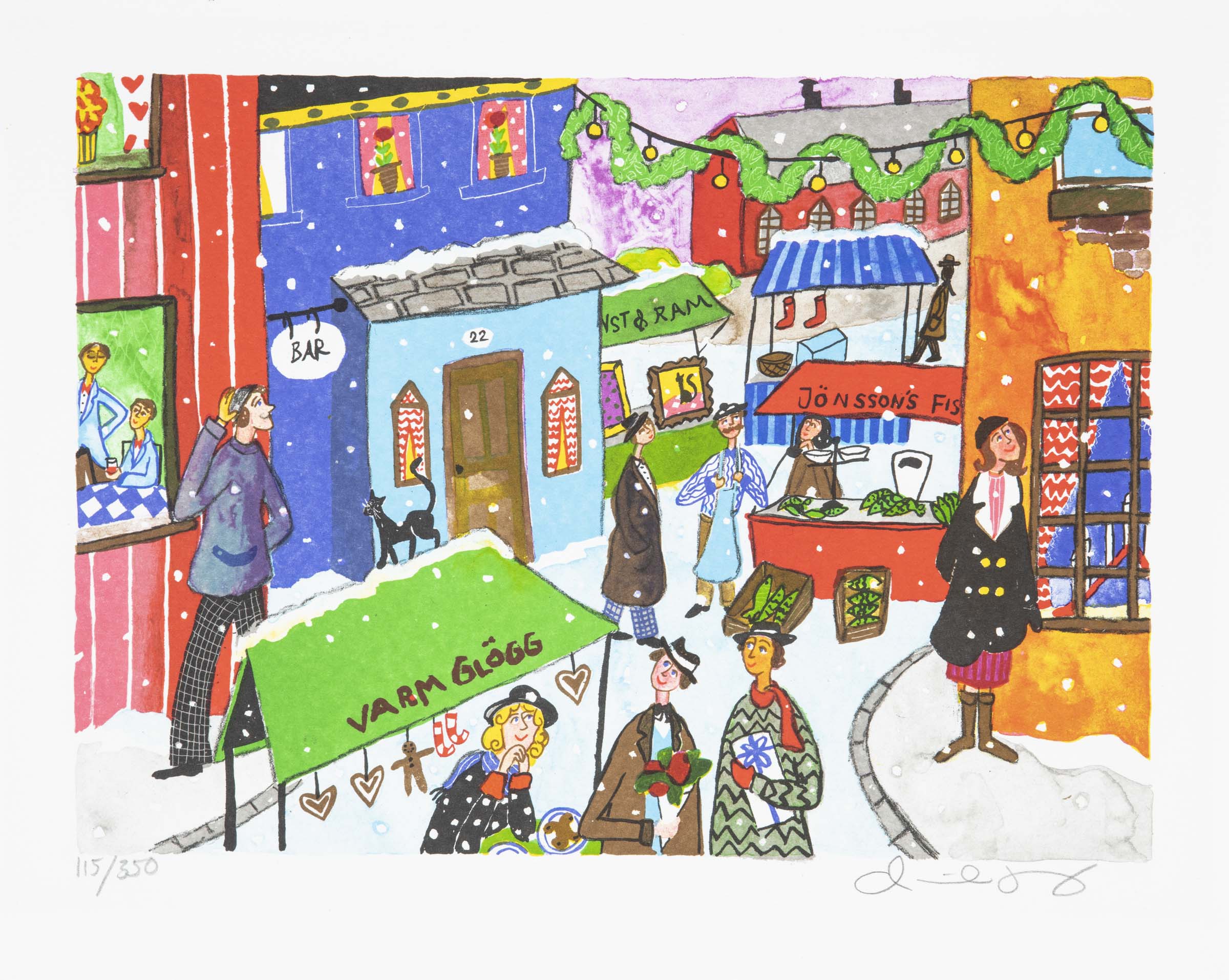 Market in midwinter - Year 2000