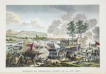 Bataille de friedland, livrée le juin 1807 (Napoleon Bonaparte) 