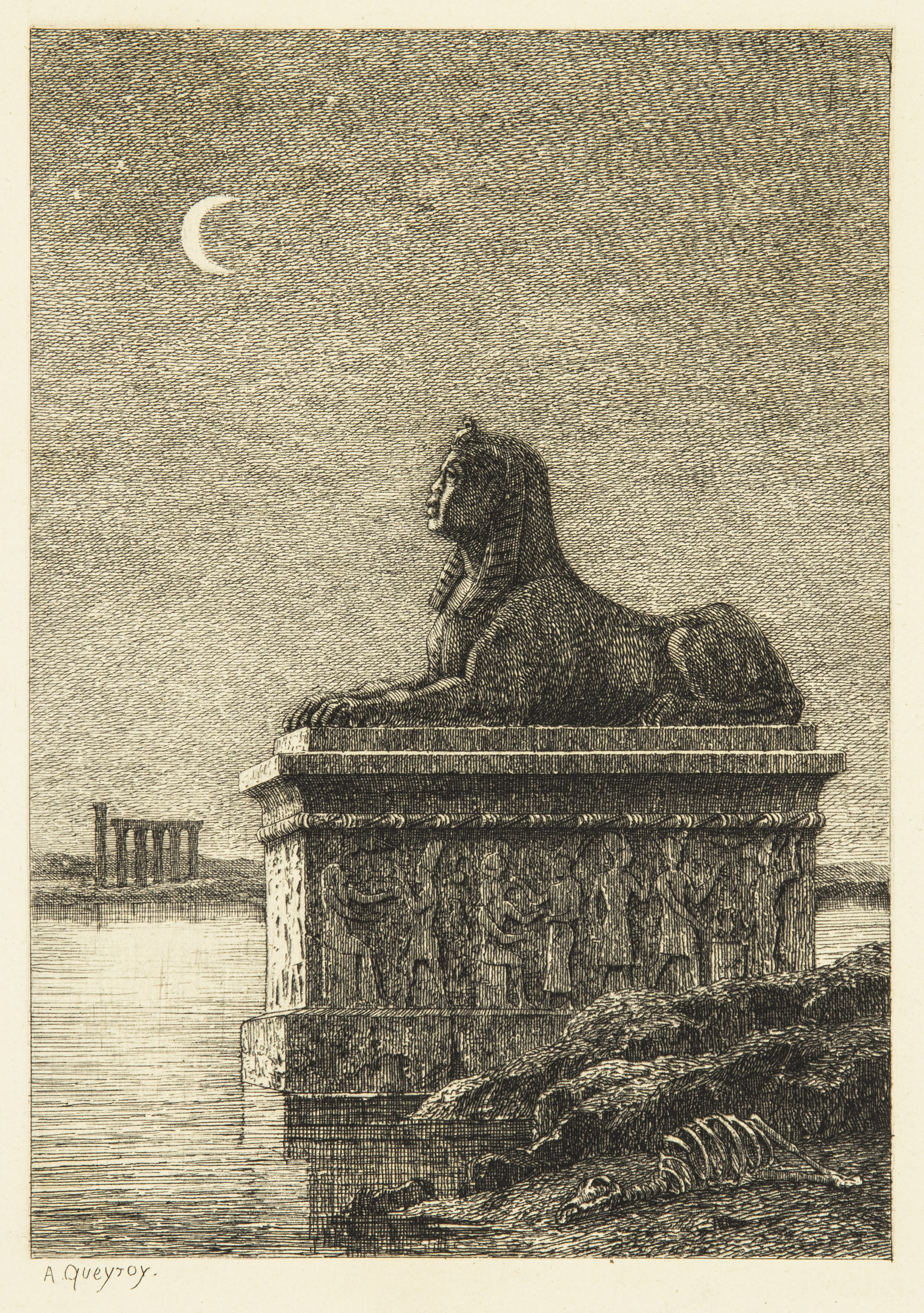 Etching - Le Sphinx - 2