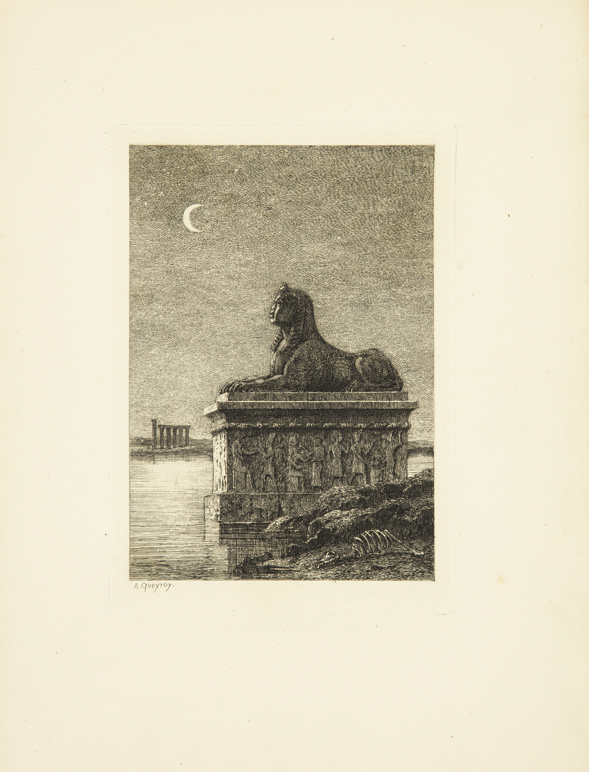 Etching - Le Sphinx