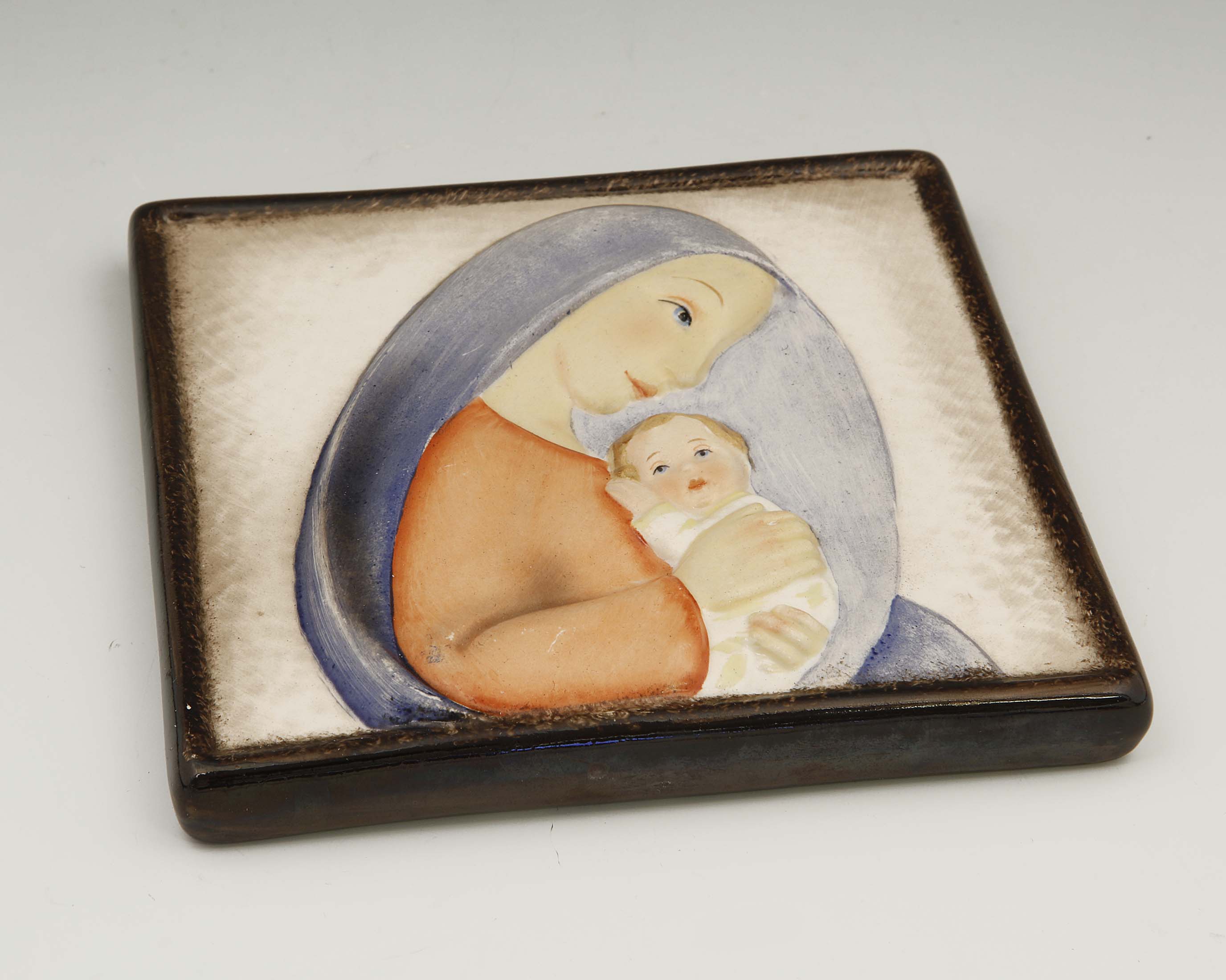 Madonna with child - H.M. 69 (TMK-1) - Wall Plate - 2