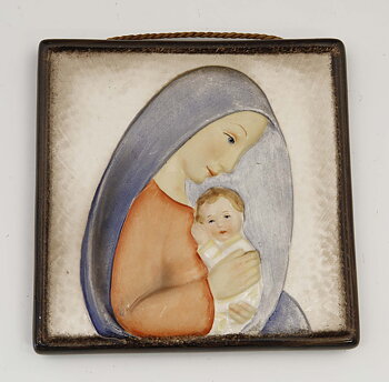 Madonna with child - H.M. 69 (TMK-1) - Wall Plate