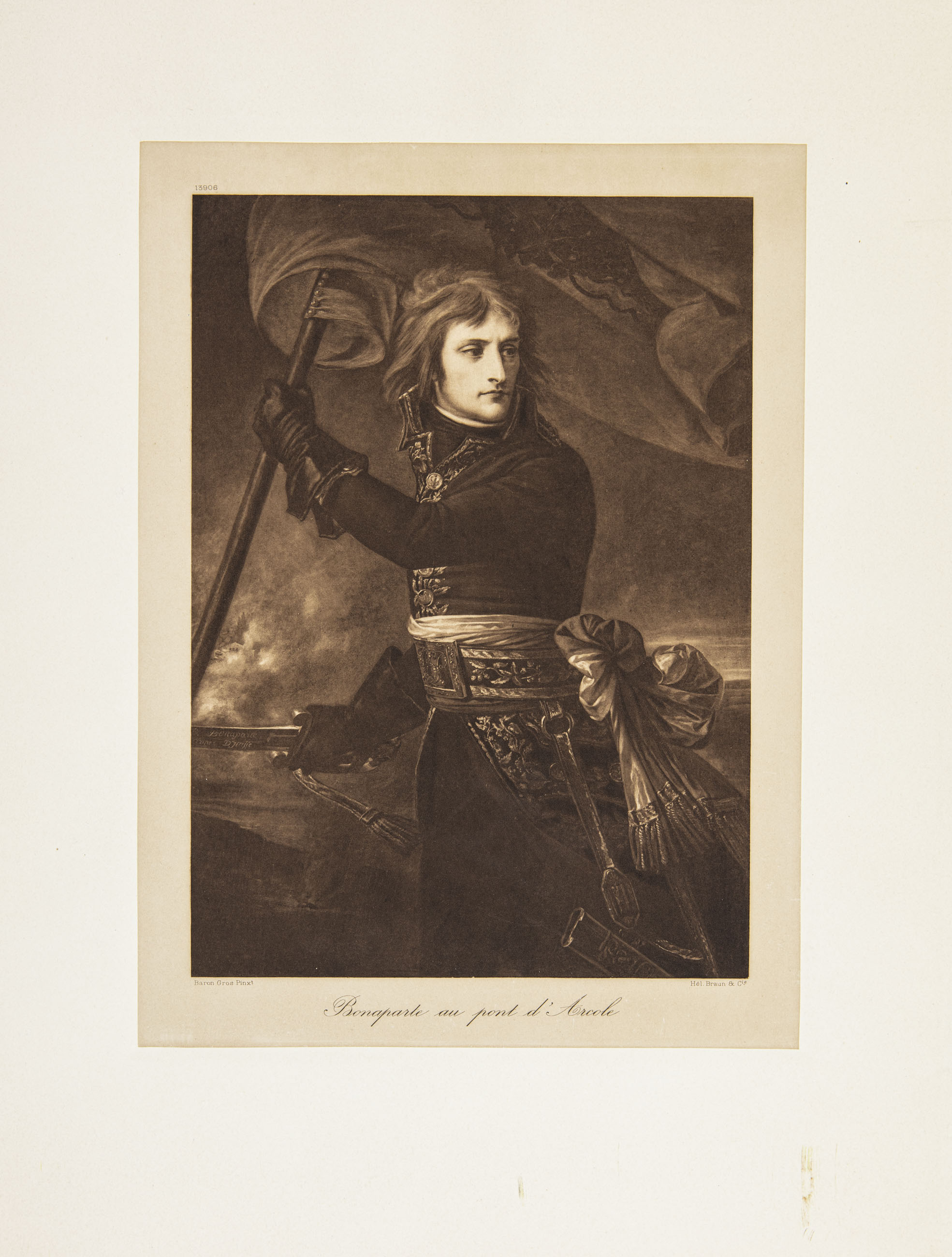 Bonaparte au pont d' Arcole - Antoine-Jean Gros (Efter)