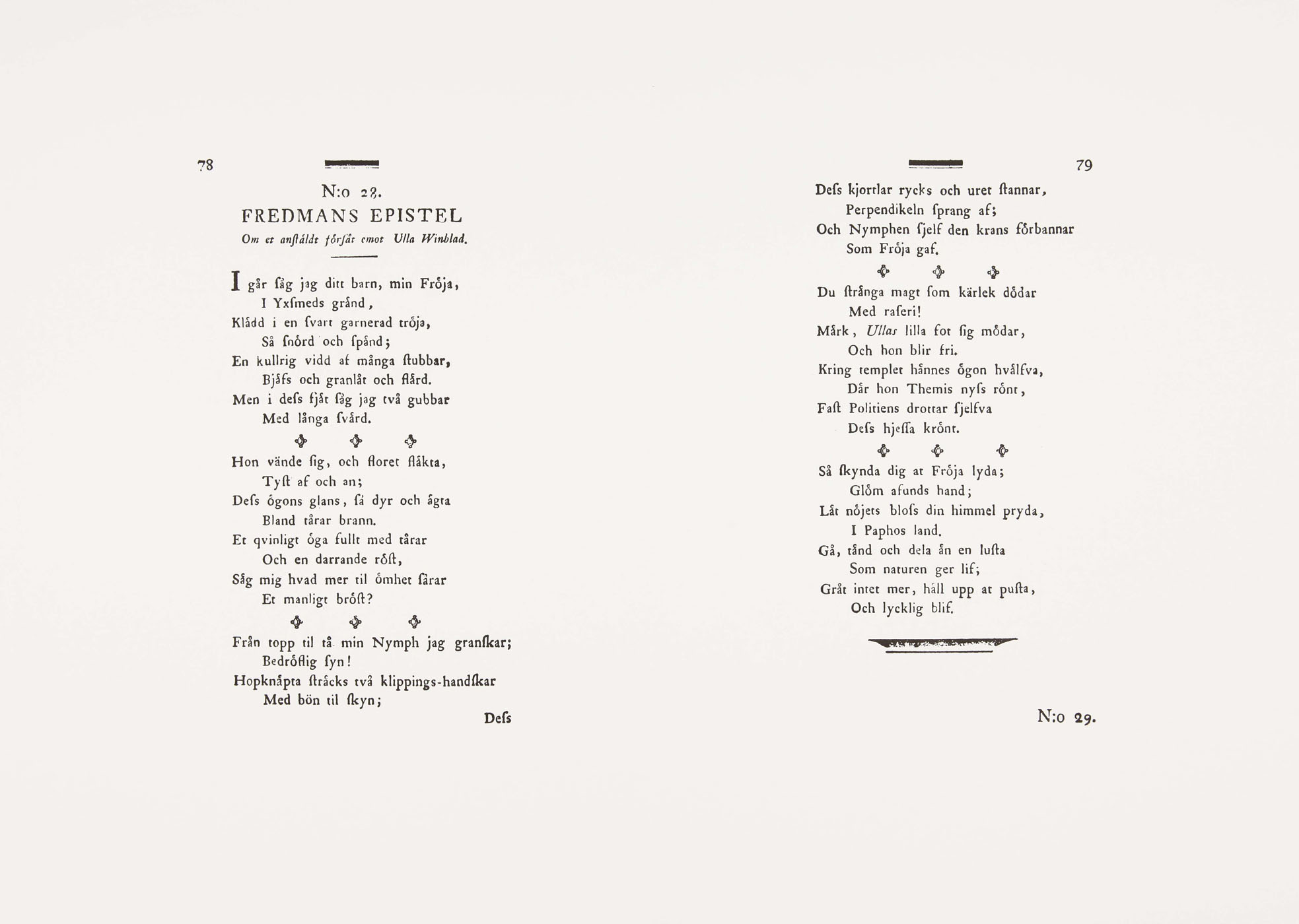 Epistle of Fredman no. 28 - 2