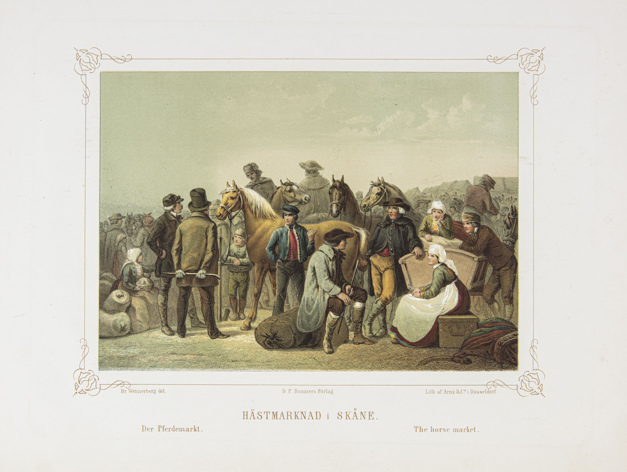 Hästmarknad i Skåne