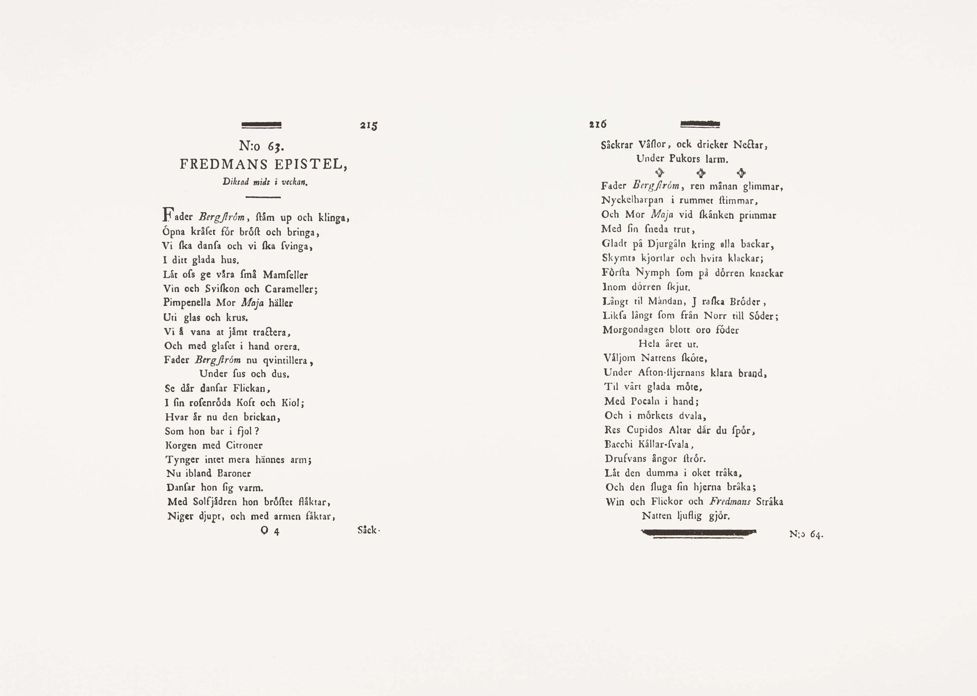 Fredmans Epistel nr 63 - 2