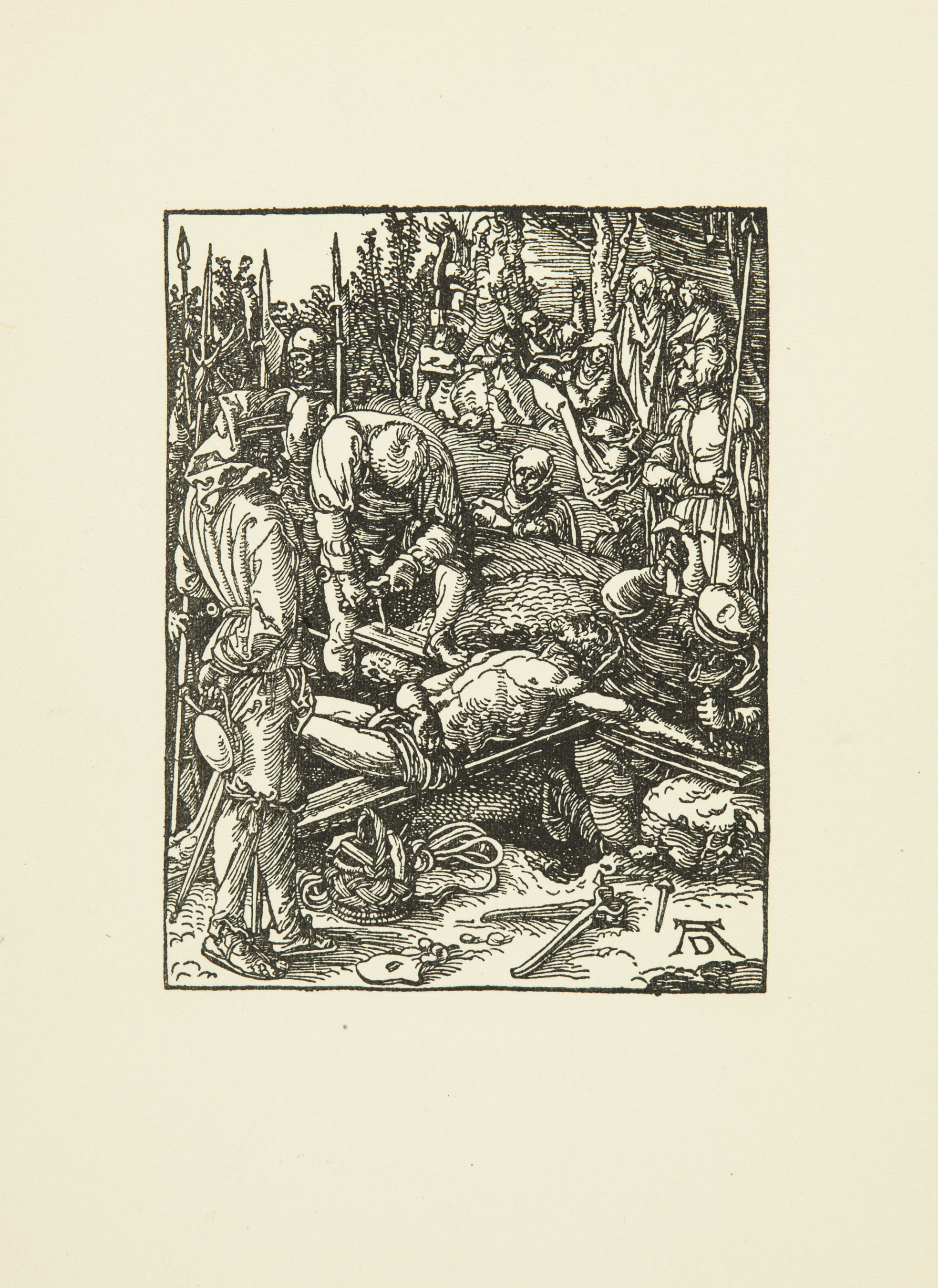 Christ nailed to the cross 