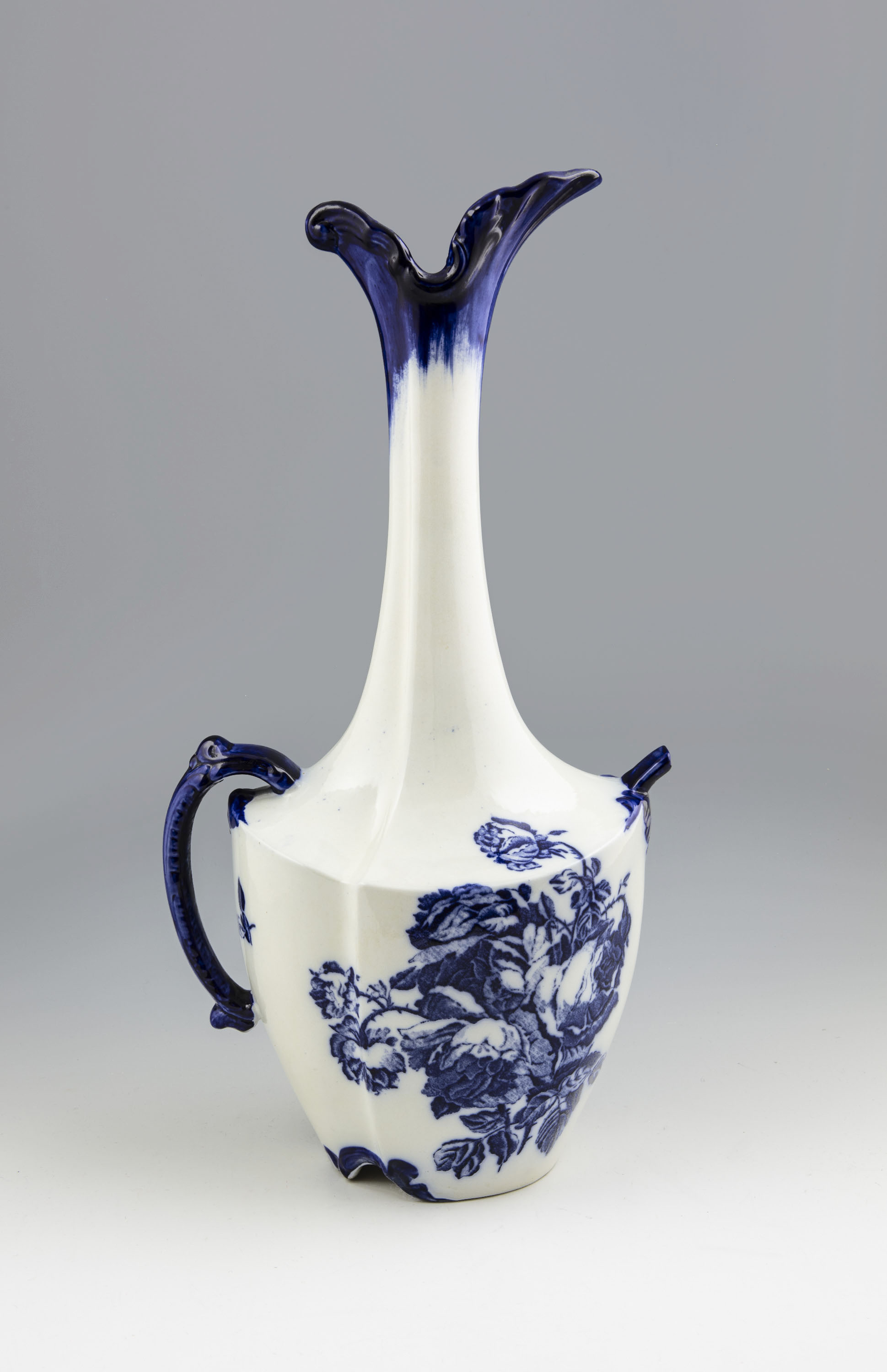 High Vase - Flow Blue Victoria - 2