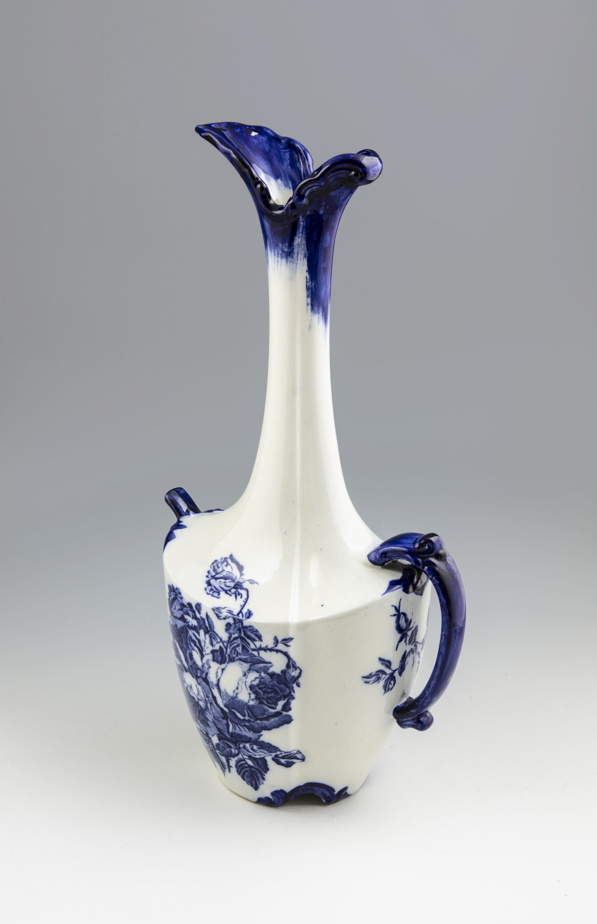 High Vase - Flow Blue Victoria - 3