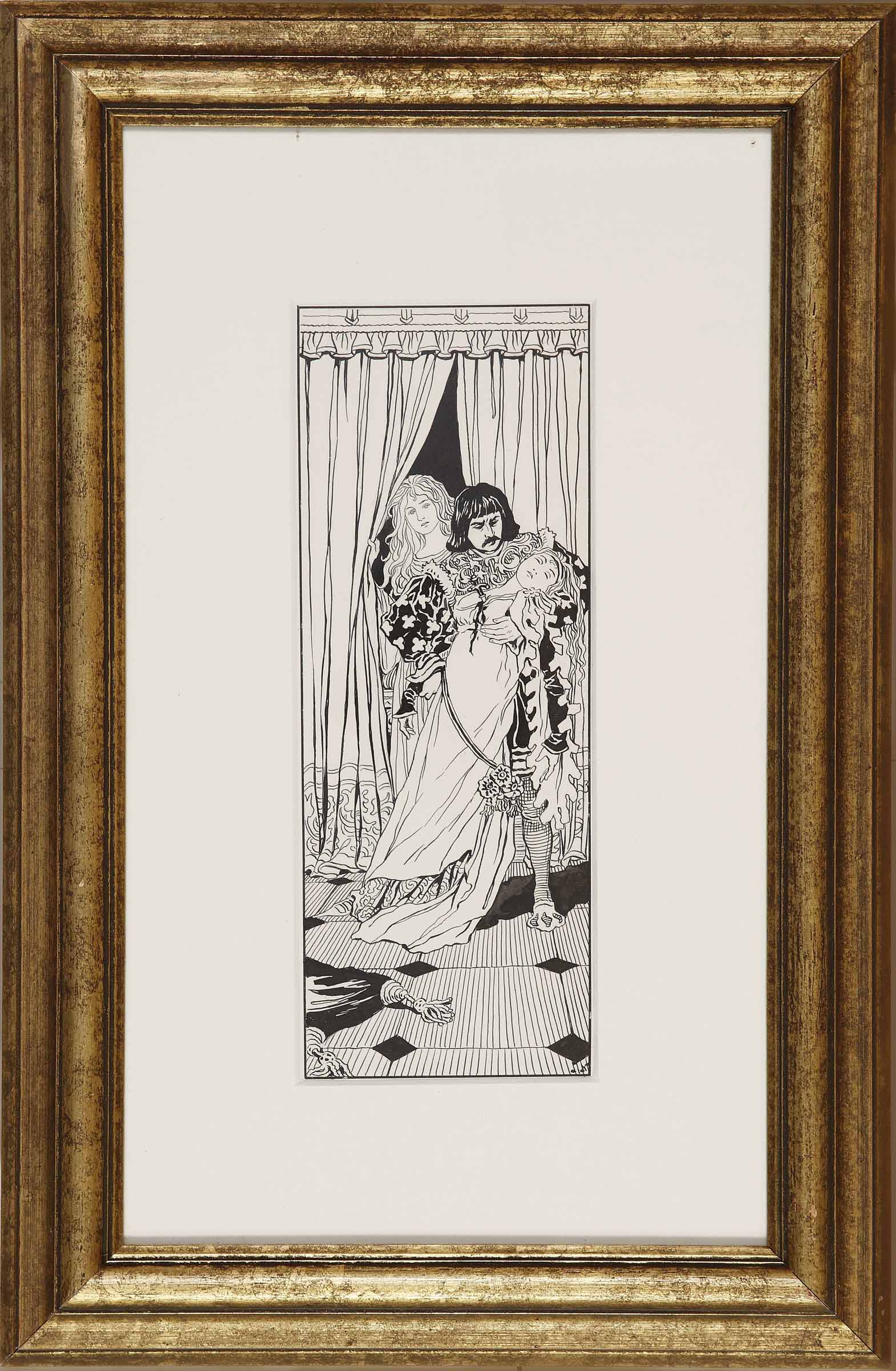 A scene from the theater