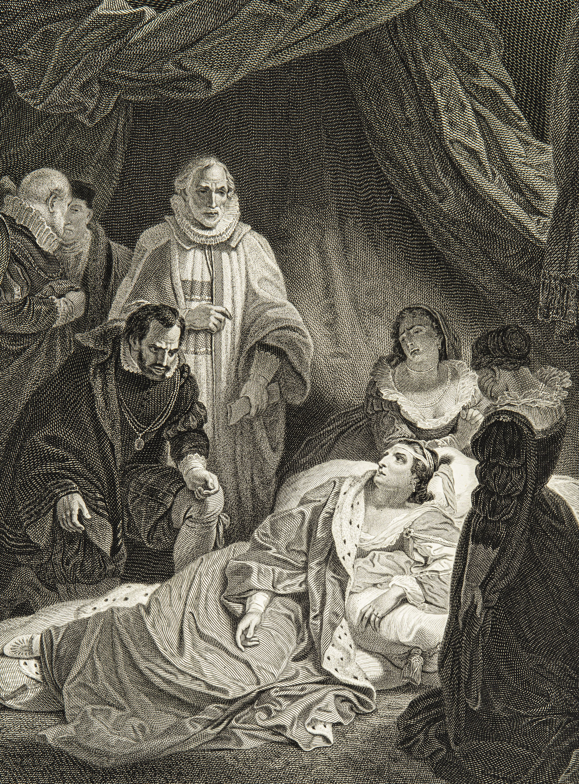 Elizabeth appointing her successor (Efter Robert Smirke) - 2