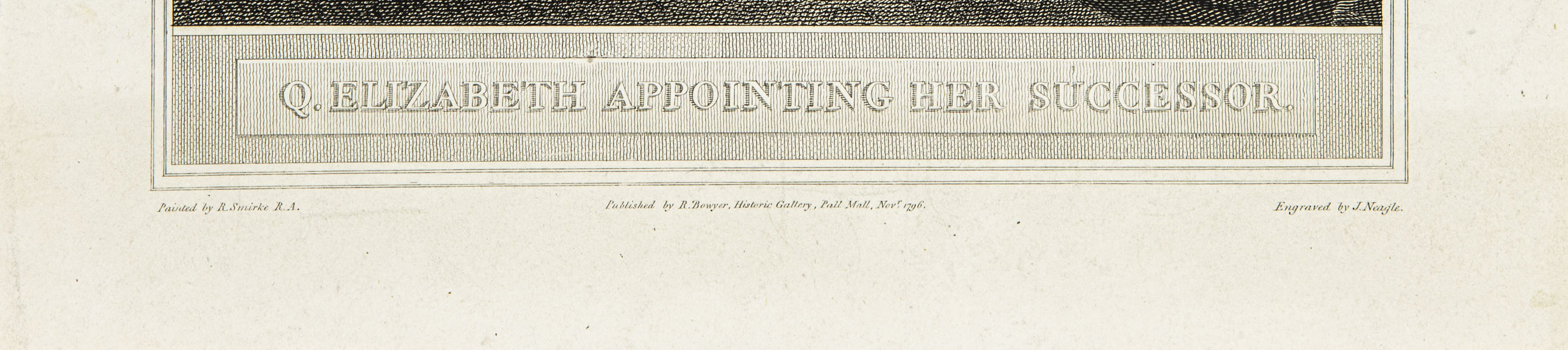 Elizabeth appointing her successor (Efter Robert Smirke) - 3
