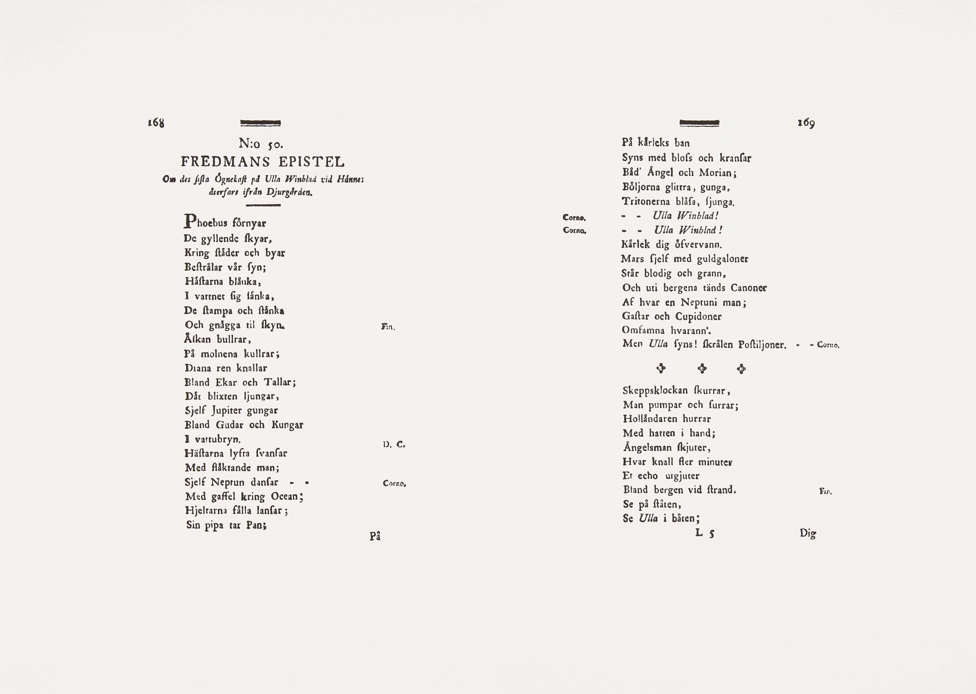 Epistle of Fredman no. 50 - 2