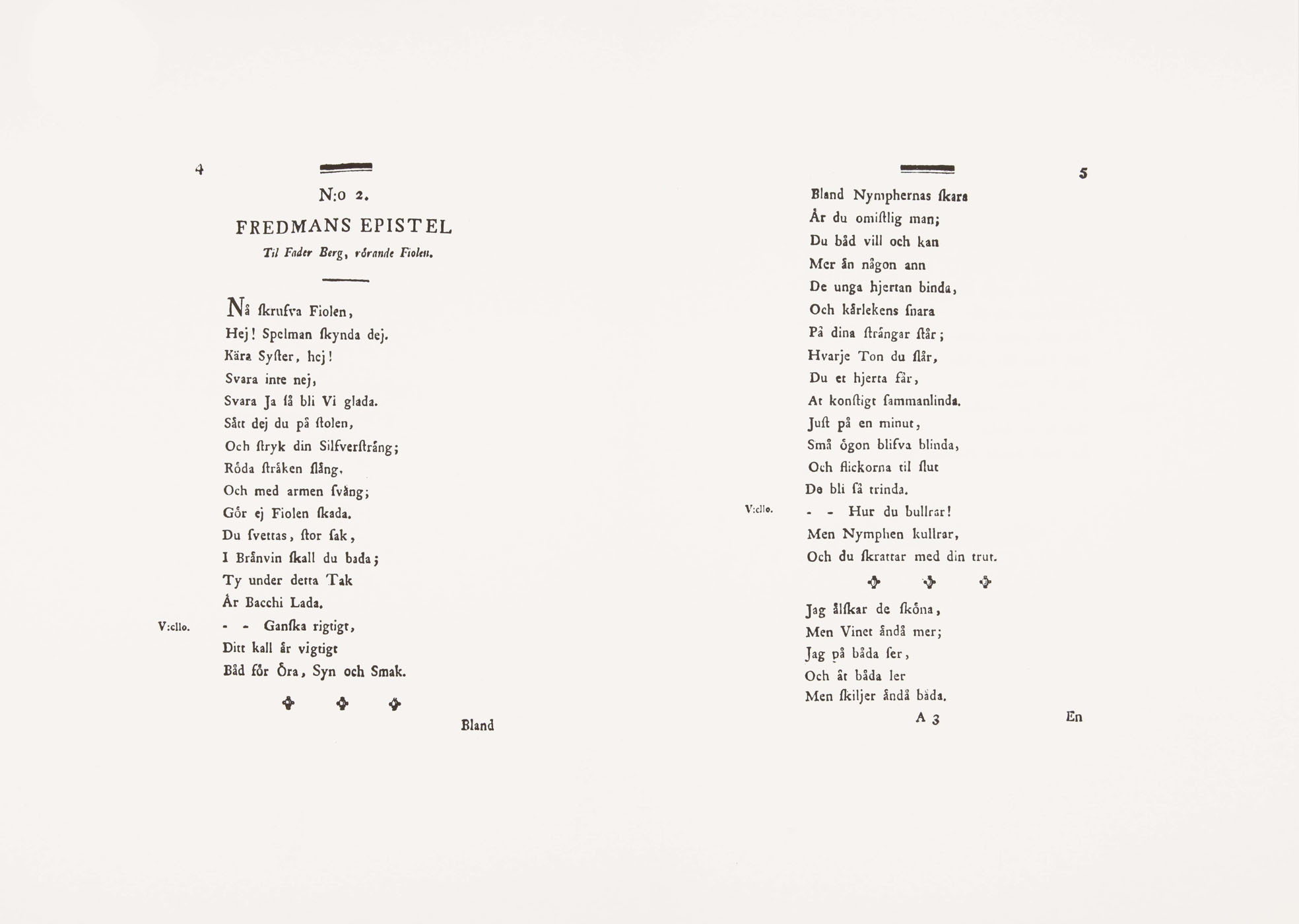 Epistle of Fredman no. 2 - 2