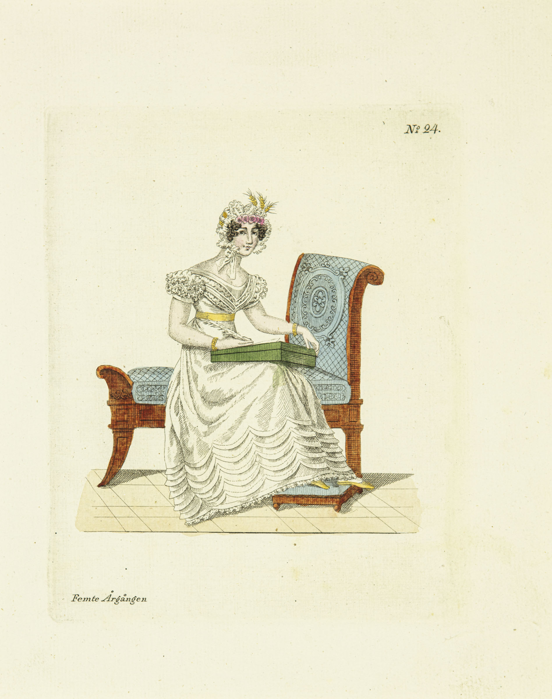 Mode-Costumer från Paris - 5:e Årgången Nr 24- 1822