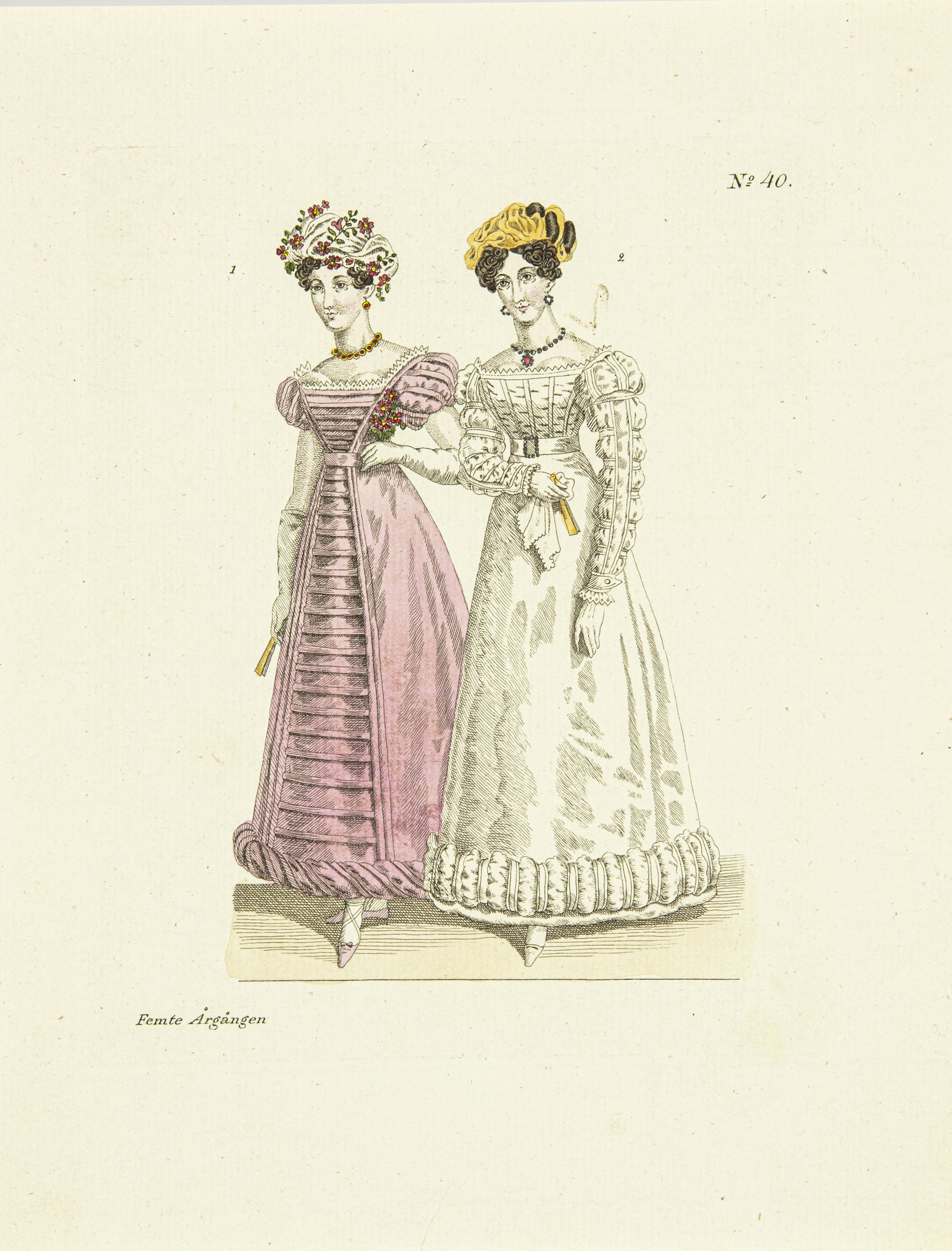 Mode-Costumer från Paris - 5:e Årgången Nr 40- 1823