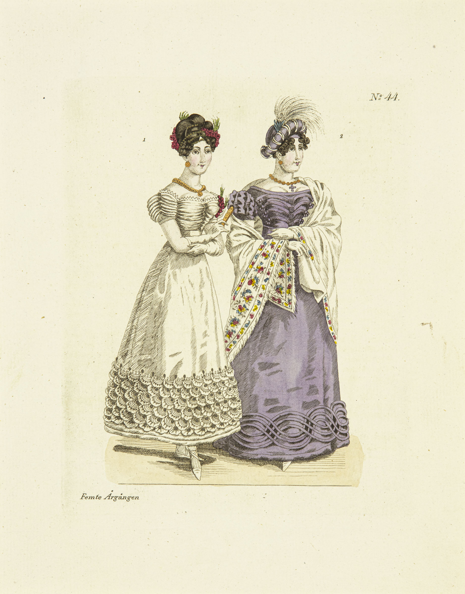 Mode-Costumer från Paris - 5:e Årgången Nr 44- 1823