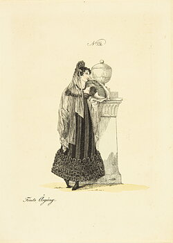 Mode-Costumer från Paris - 1:a Årgången Nr 24- 1818