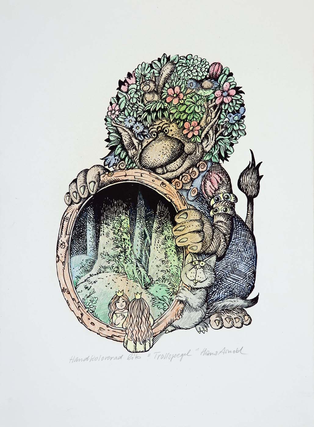 Troll with mirror