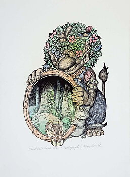 Troll with mirror