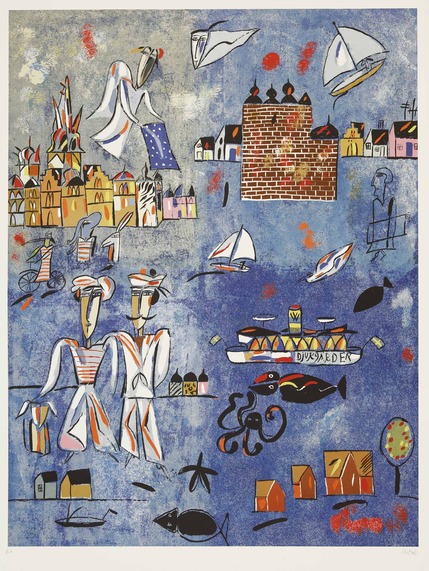 The blue felt - Österlen II