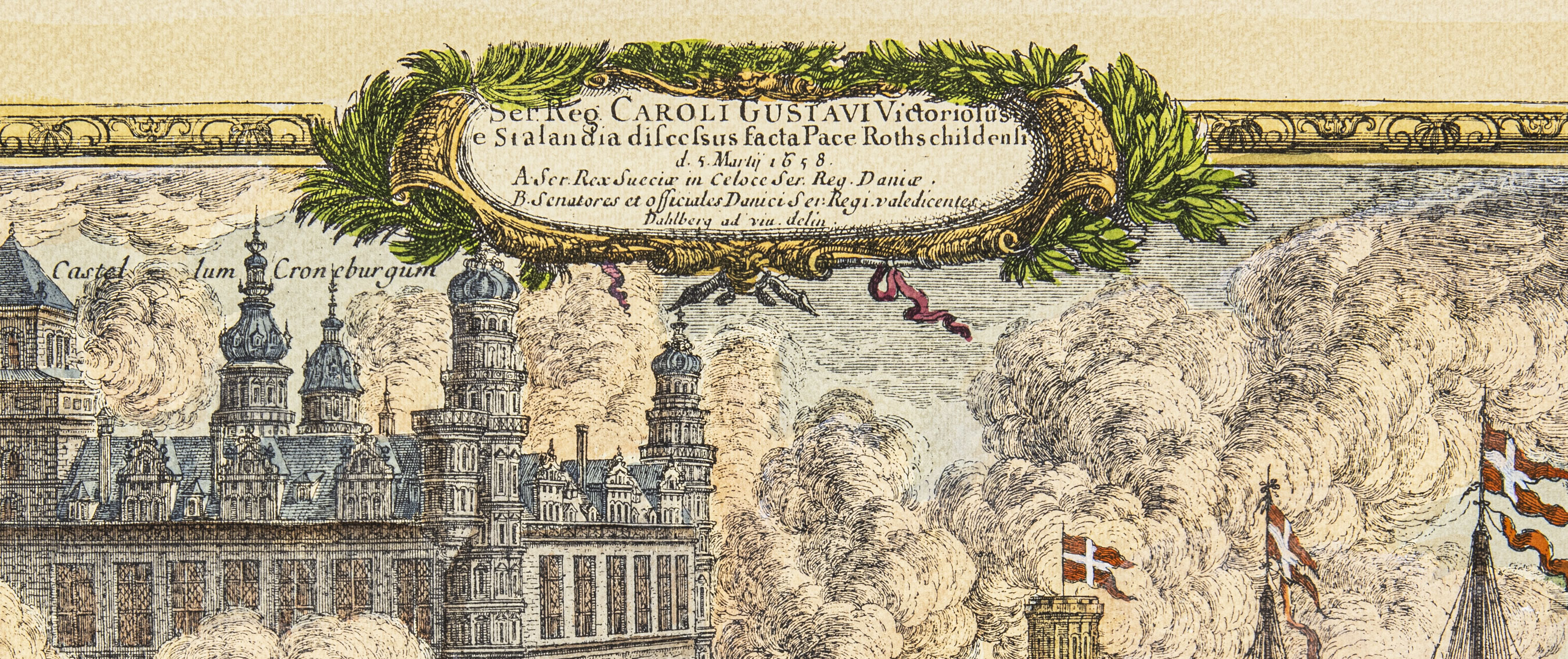 View of Helsingör 1658 (After older model) - 3