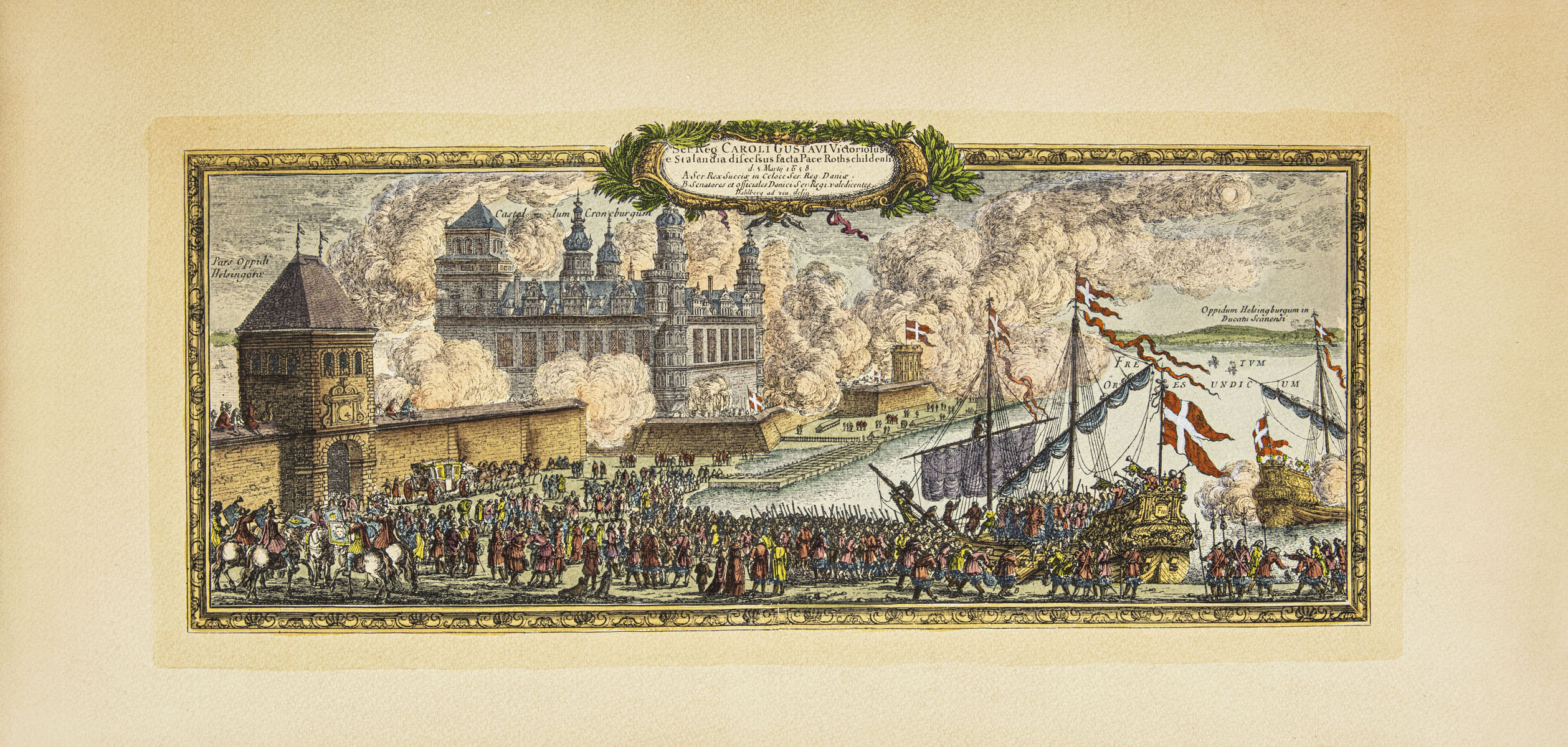 View of Helsingör 1658 (After older model)