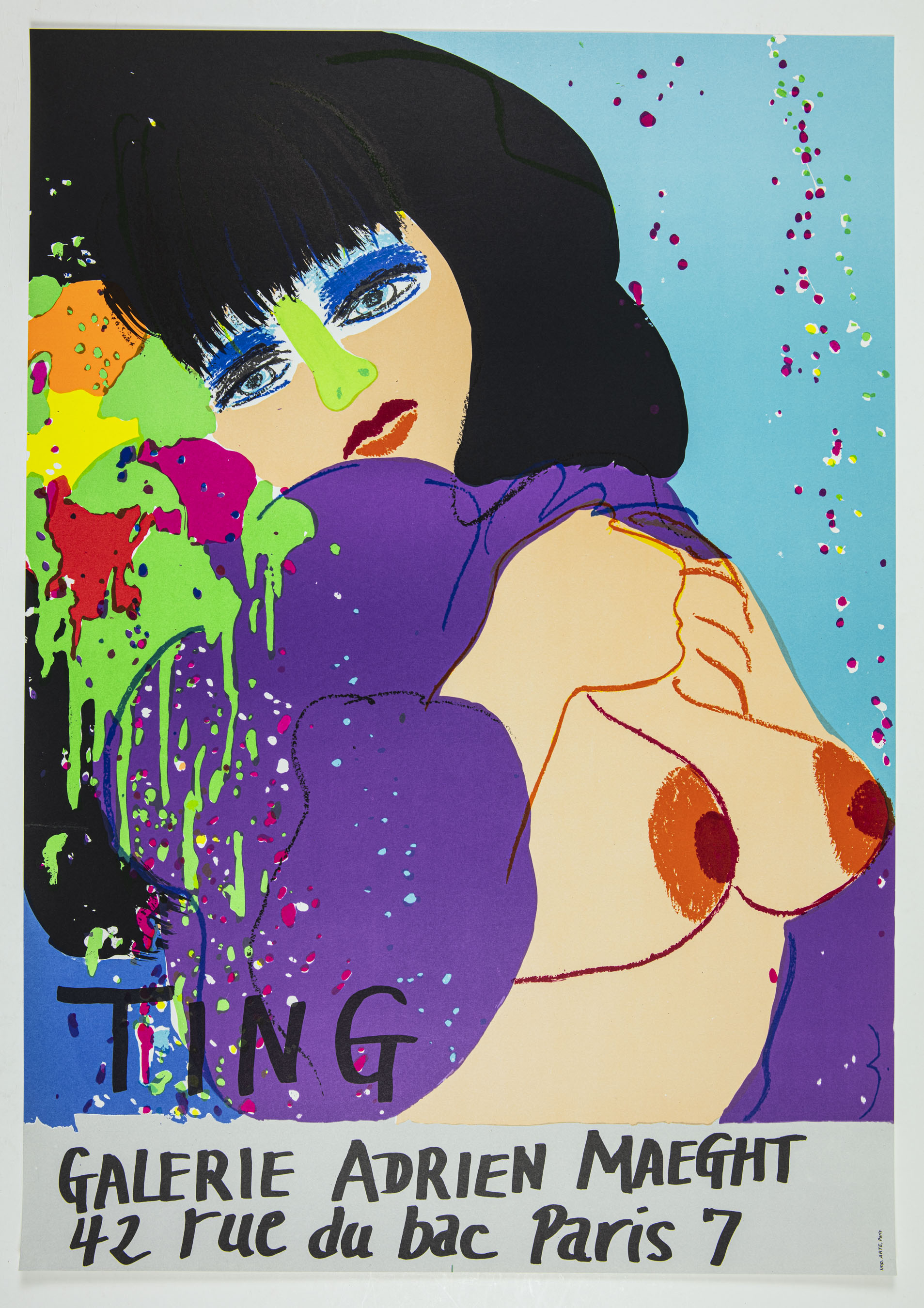 Utställningsaffisch - Galerie Adrien Maeght, Paris
