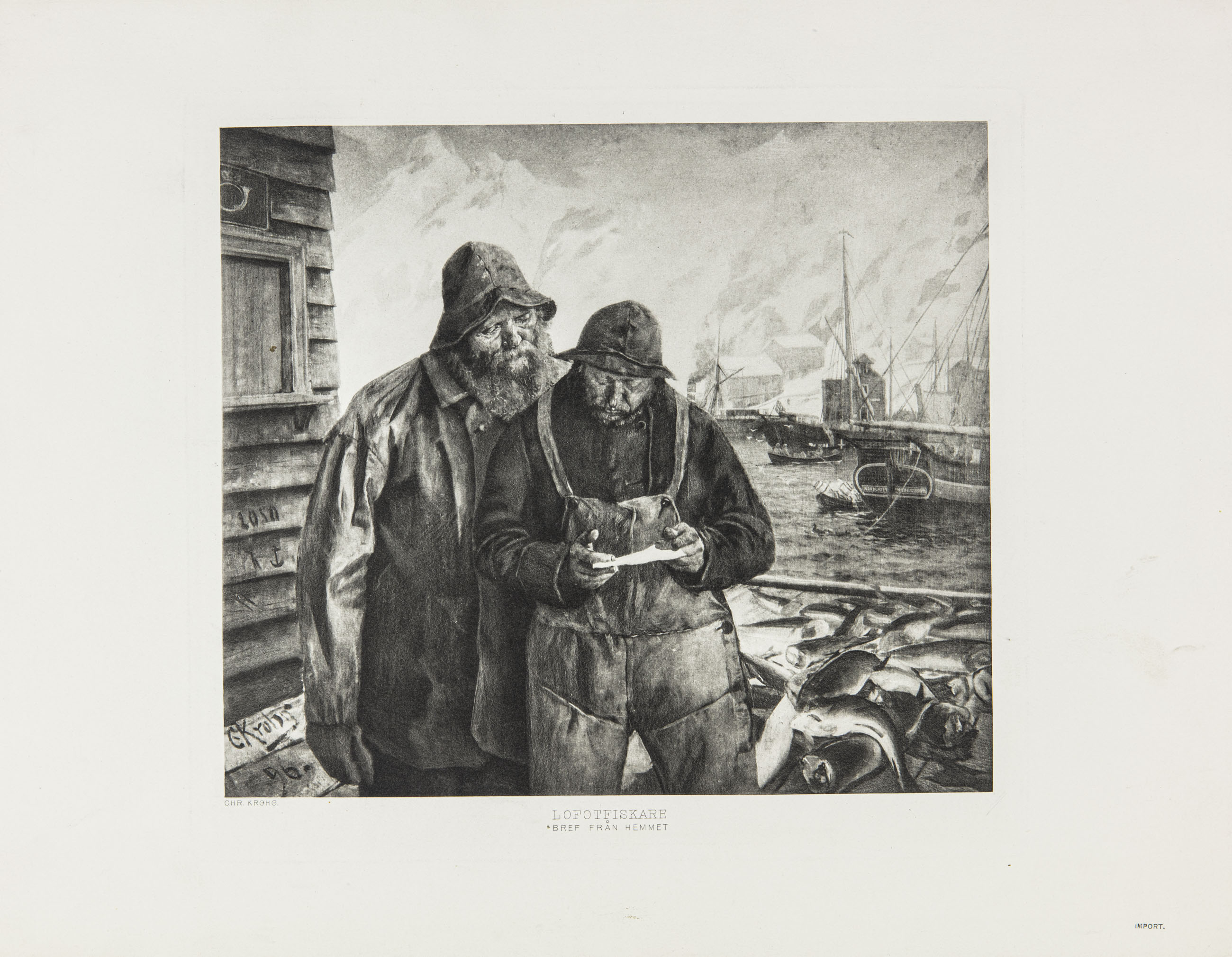 Lofotfiskare - Christian Krohg (Efter)