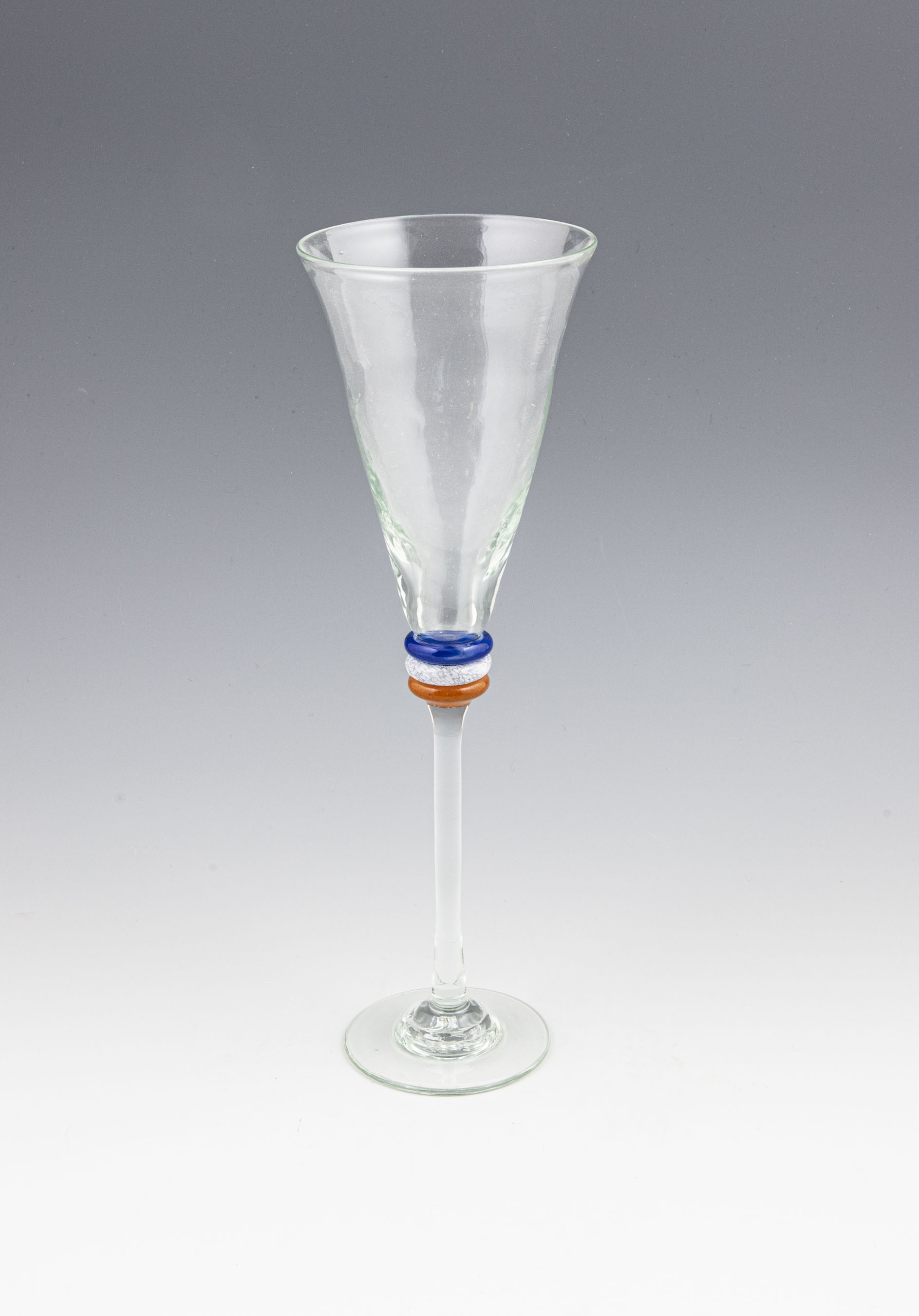 Handblåst Pokalglas - Signerad