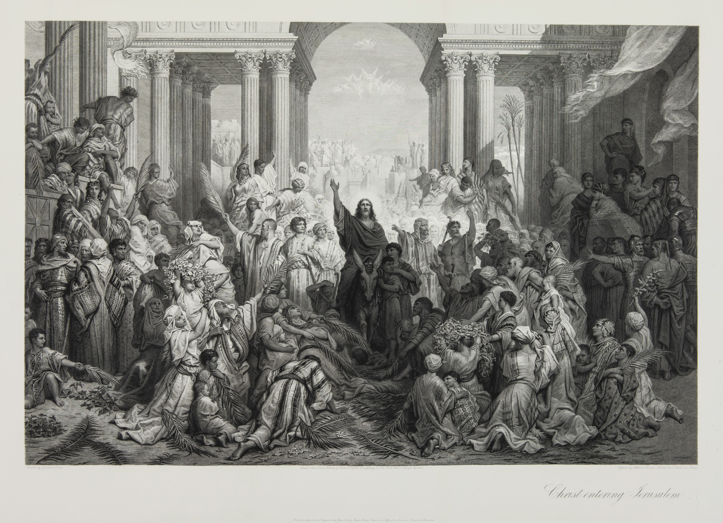 Christ entering Jerusalem - 2