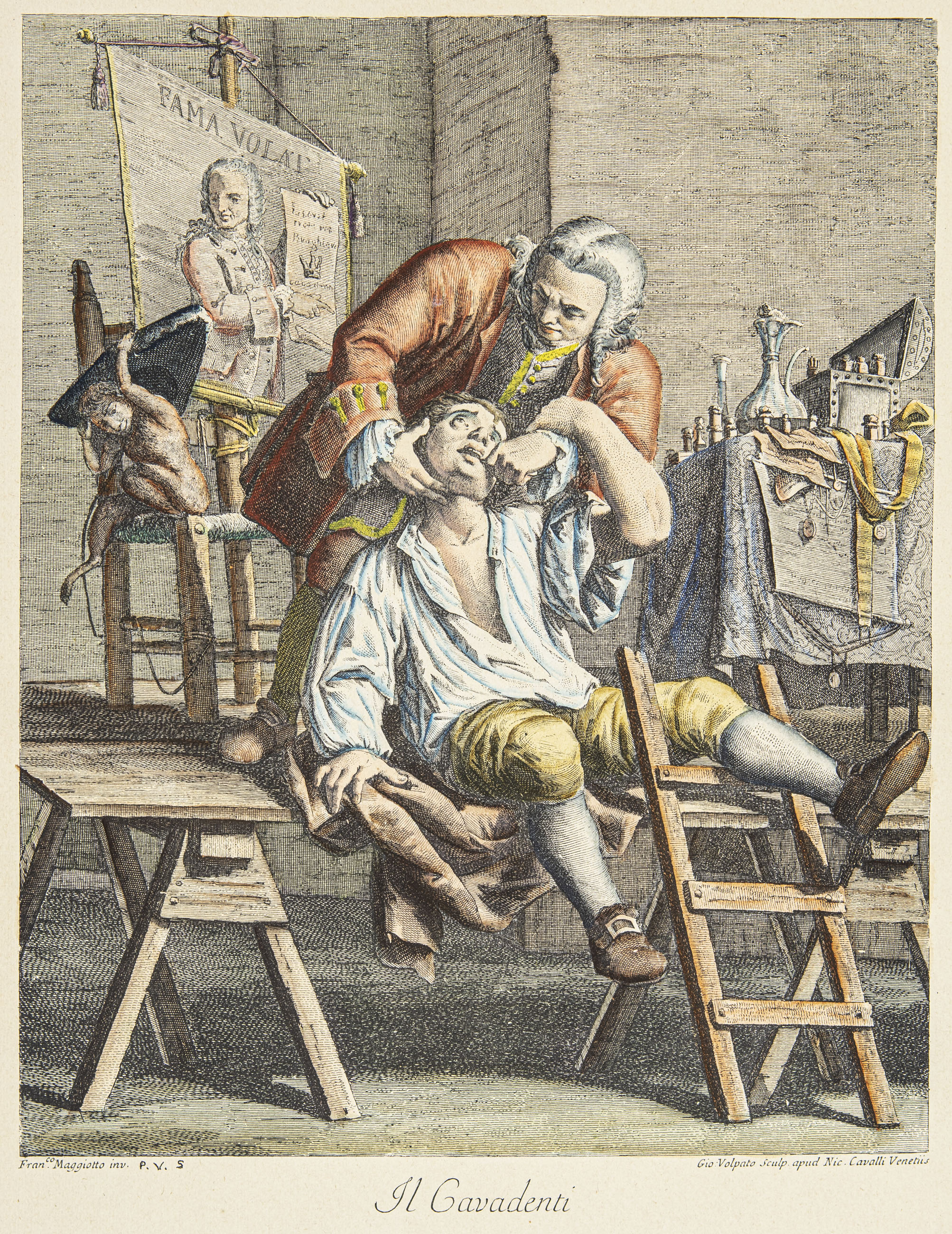 Etsning efter Francesco Maggiotto - Il Cavandenti - 2