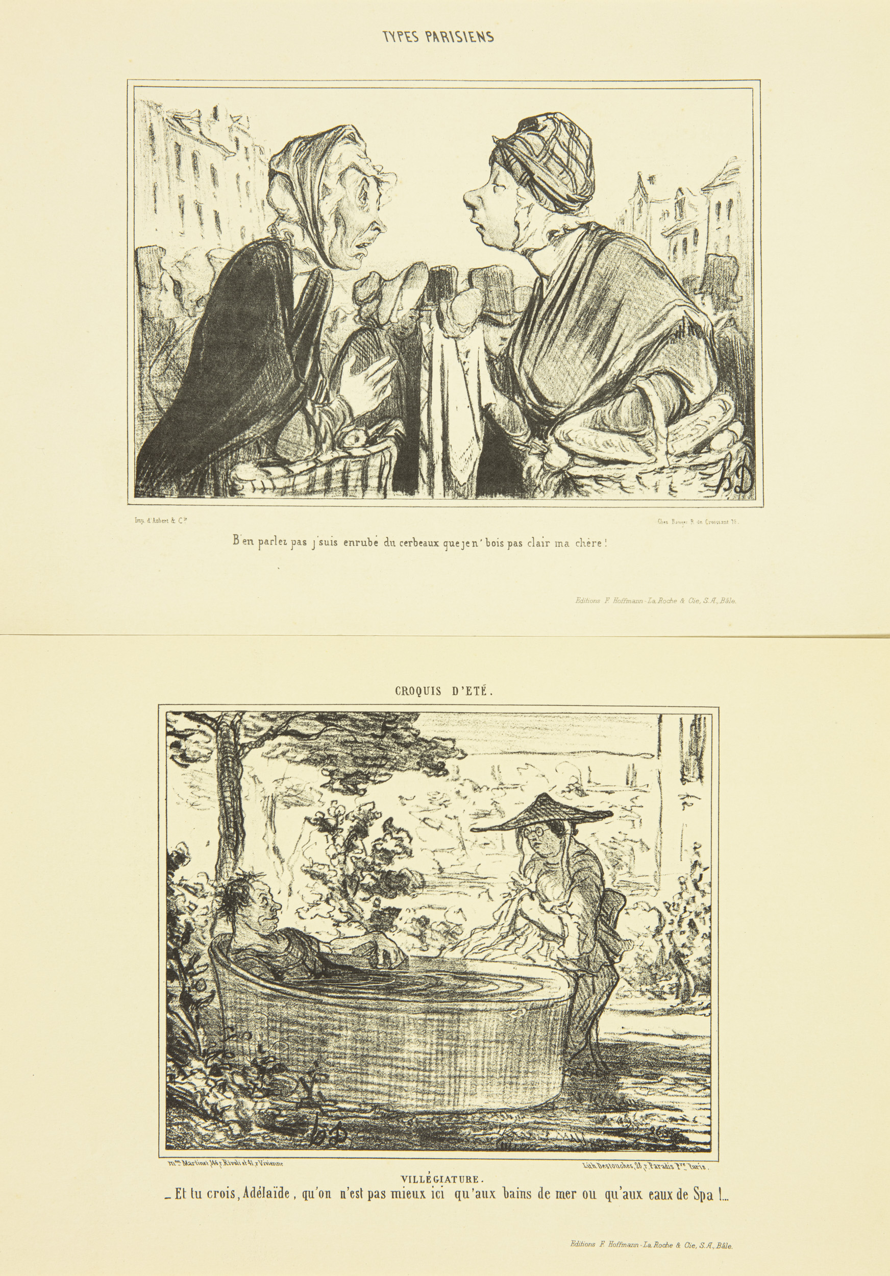 6 st Äldre reklambilder för Mediciner - F. Hoffman - La Roche & Co - Schweiz - 5