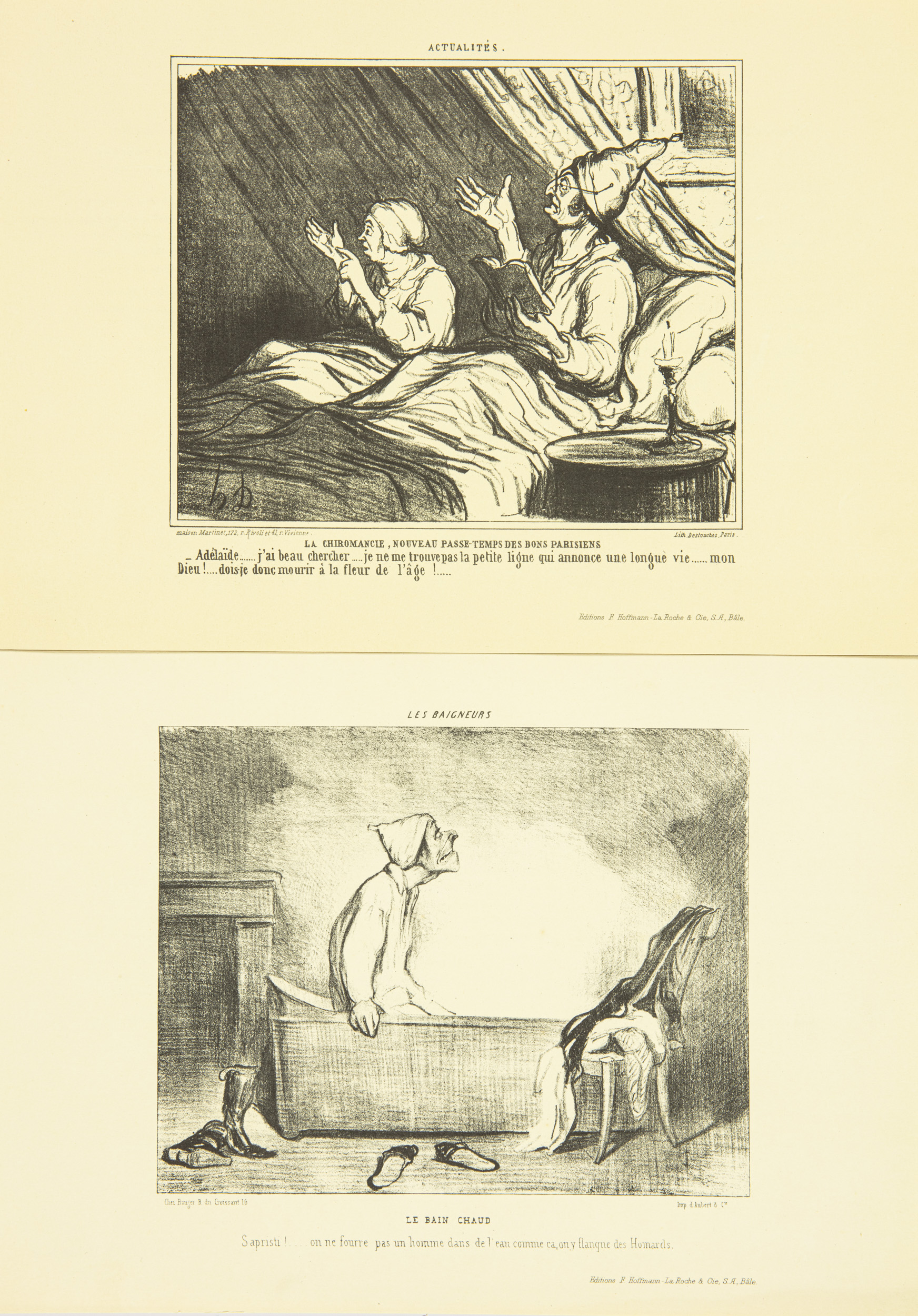 6 st Äldre reklambilder för Mediciner - F. Hoffman - La Roche & Co - Schweiz - 3