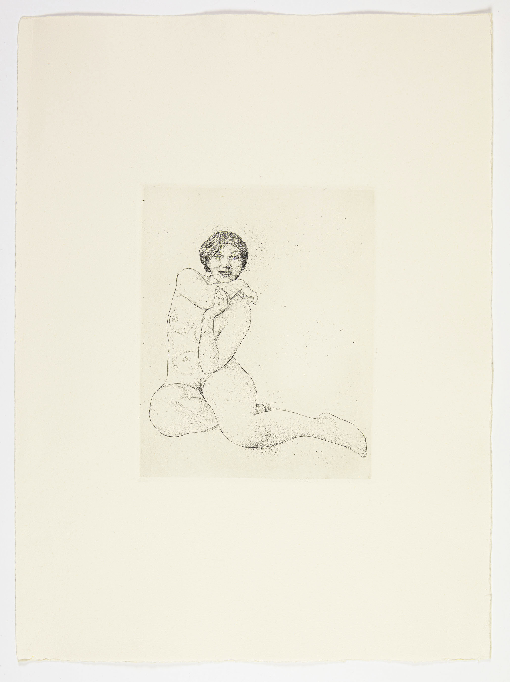 A Girl crouching