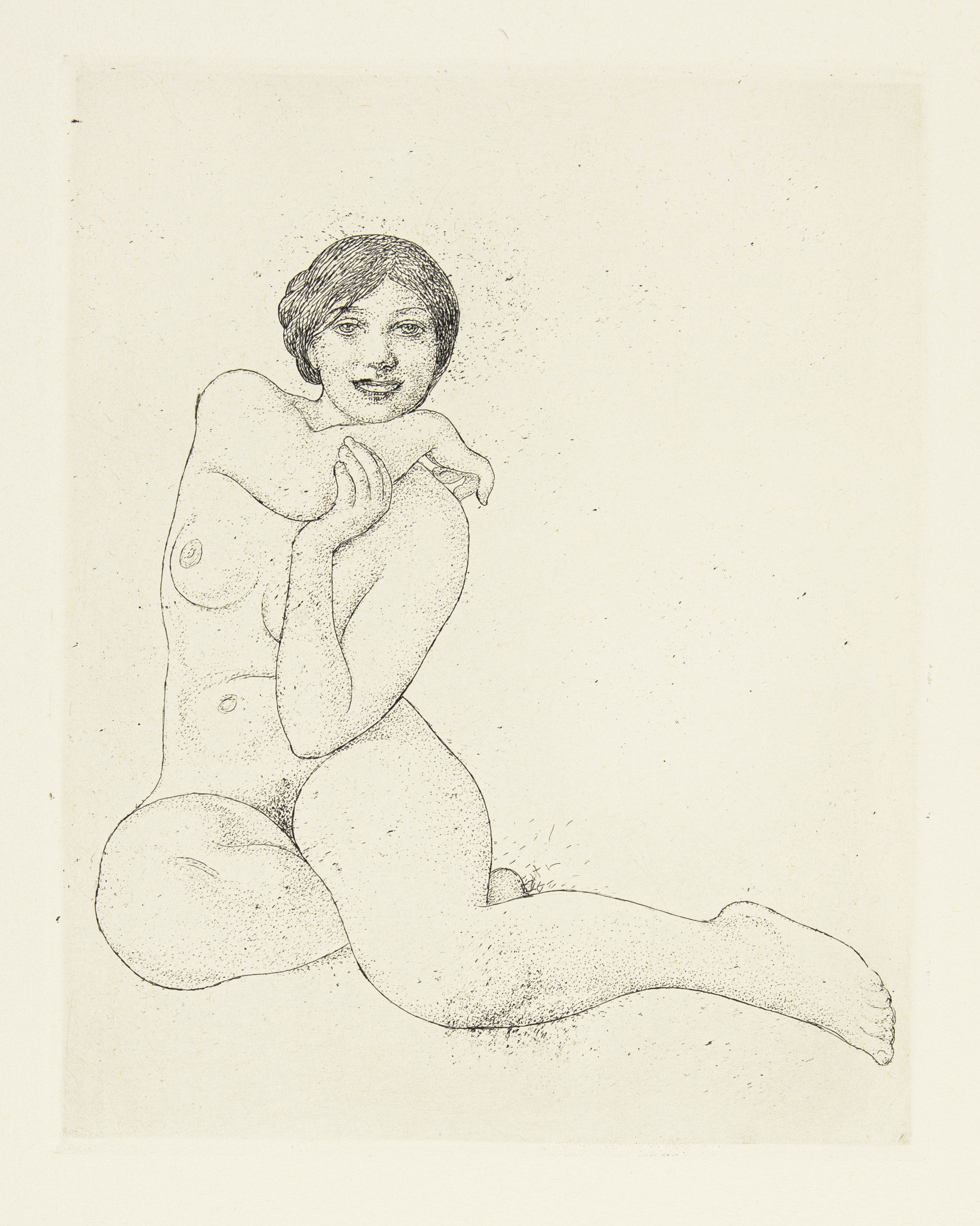 A Girl crouching - 2