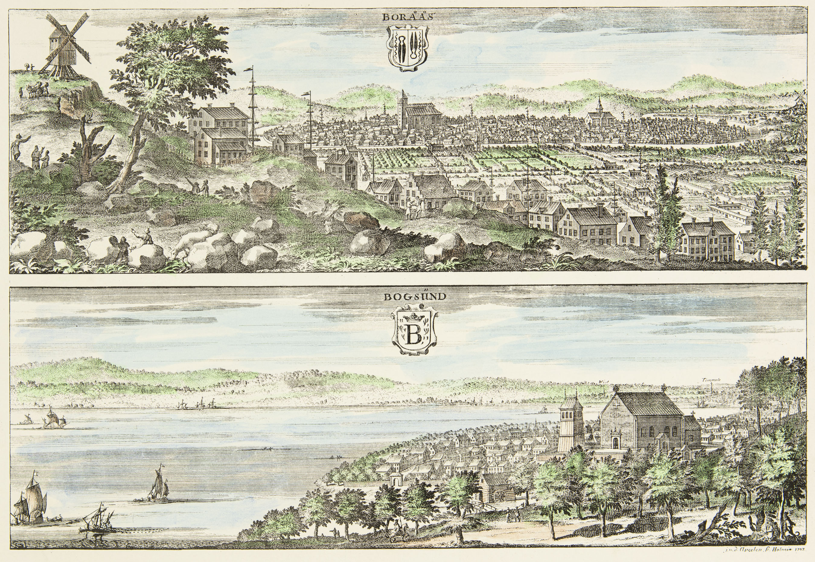 Suecia antiqua et hodierna -  Boråås - Bogsund - 2