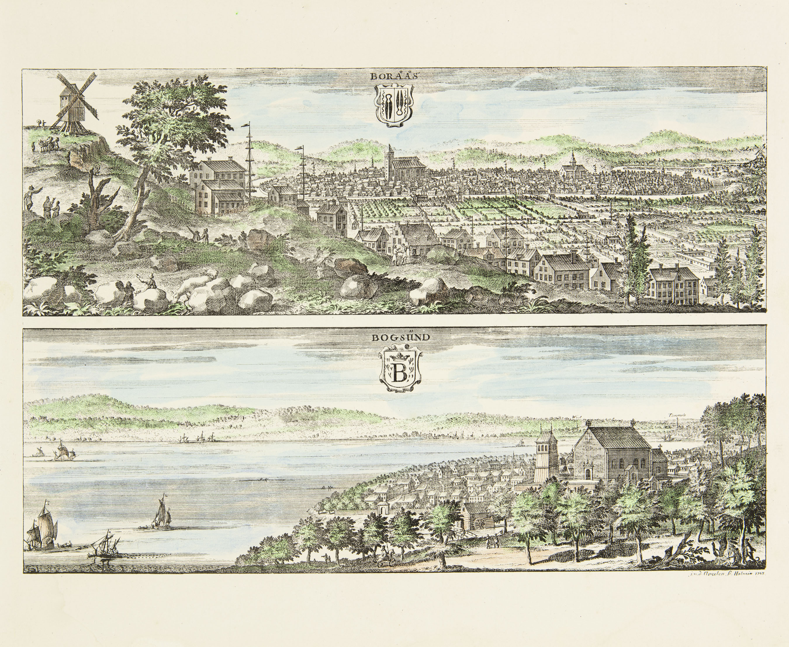 Suecia antiqua et hodierna -  Boråås - Bogsund