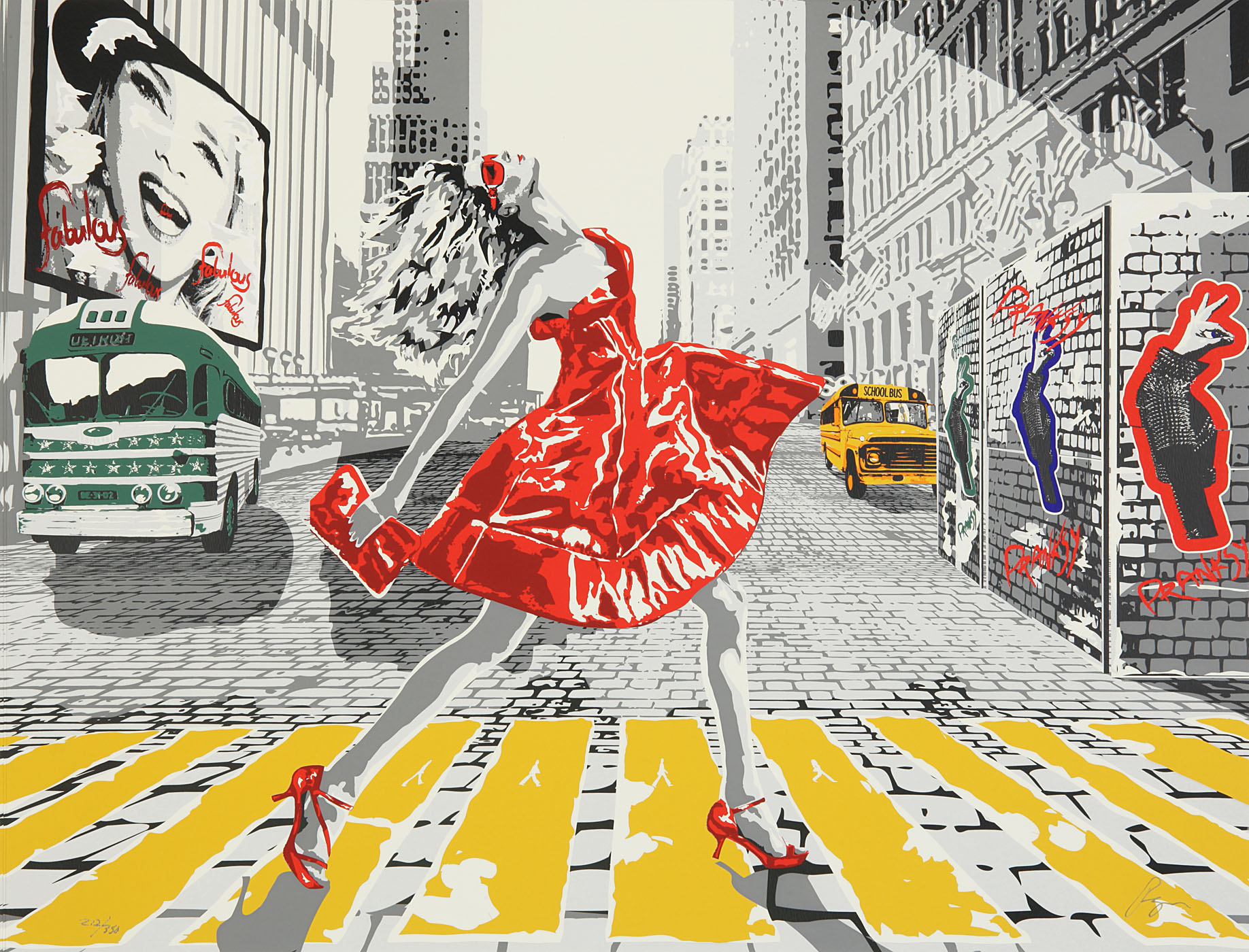 Red Dress - Manhattan in Fashion
