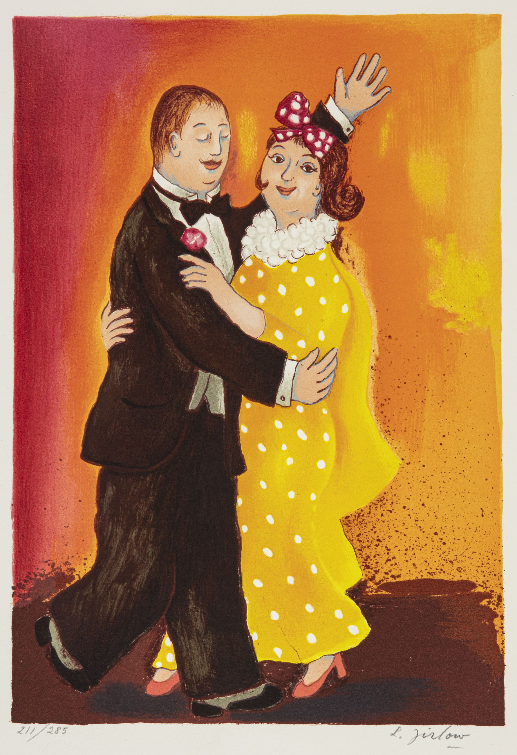 Couple dansant - Au revoir le vingtième siècle - 2