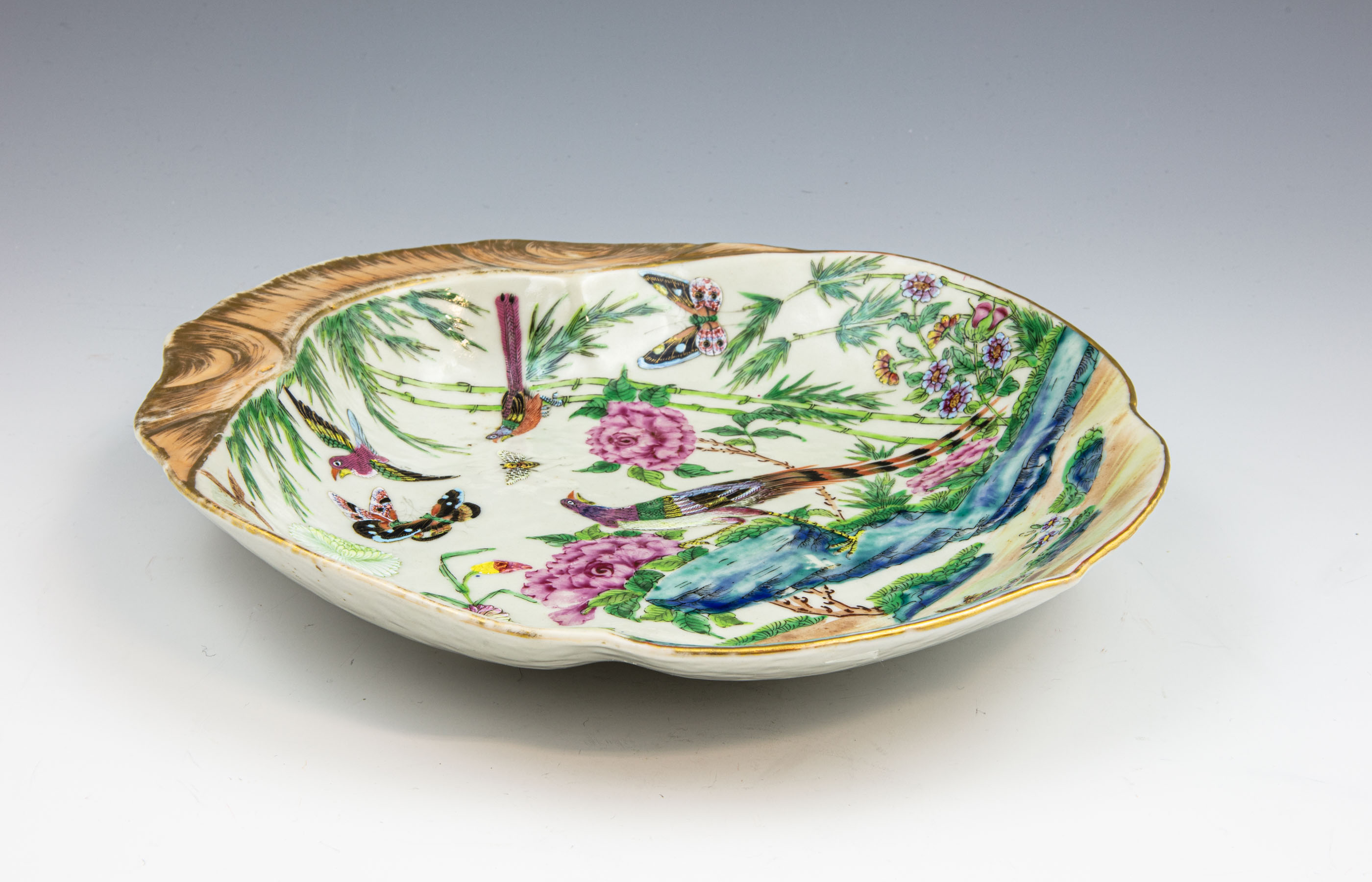 Dish - Canton - China - 1800s - 2